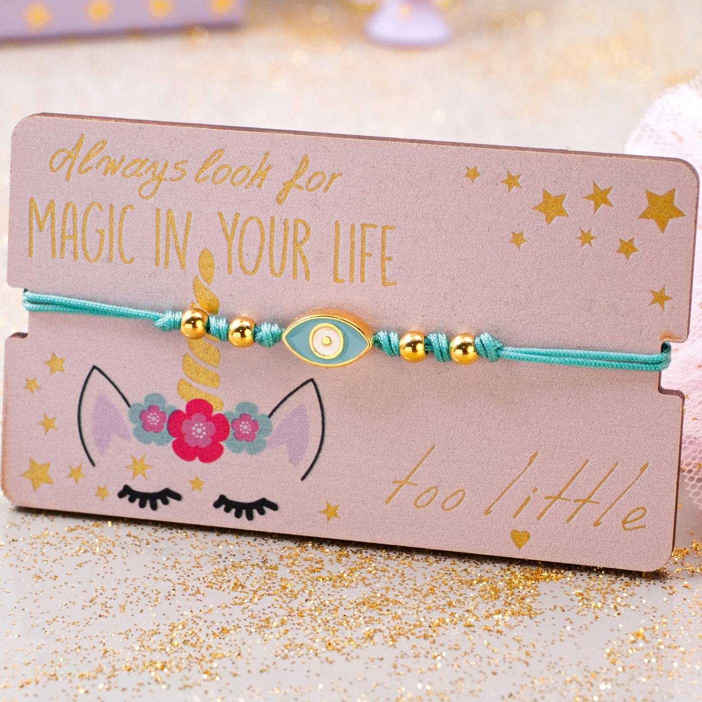 Evil Eye Kid's Bracelet — Bracelets from Toolittle — additional view 2