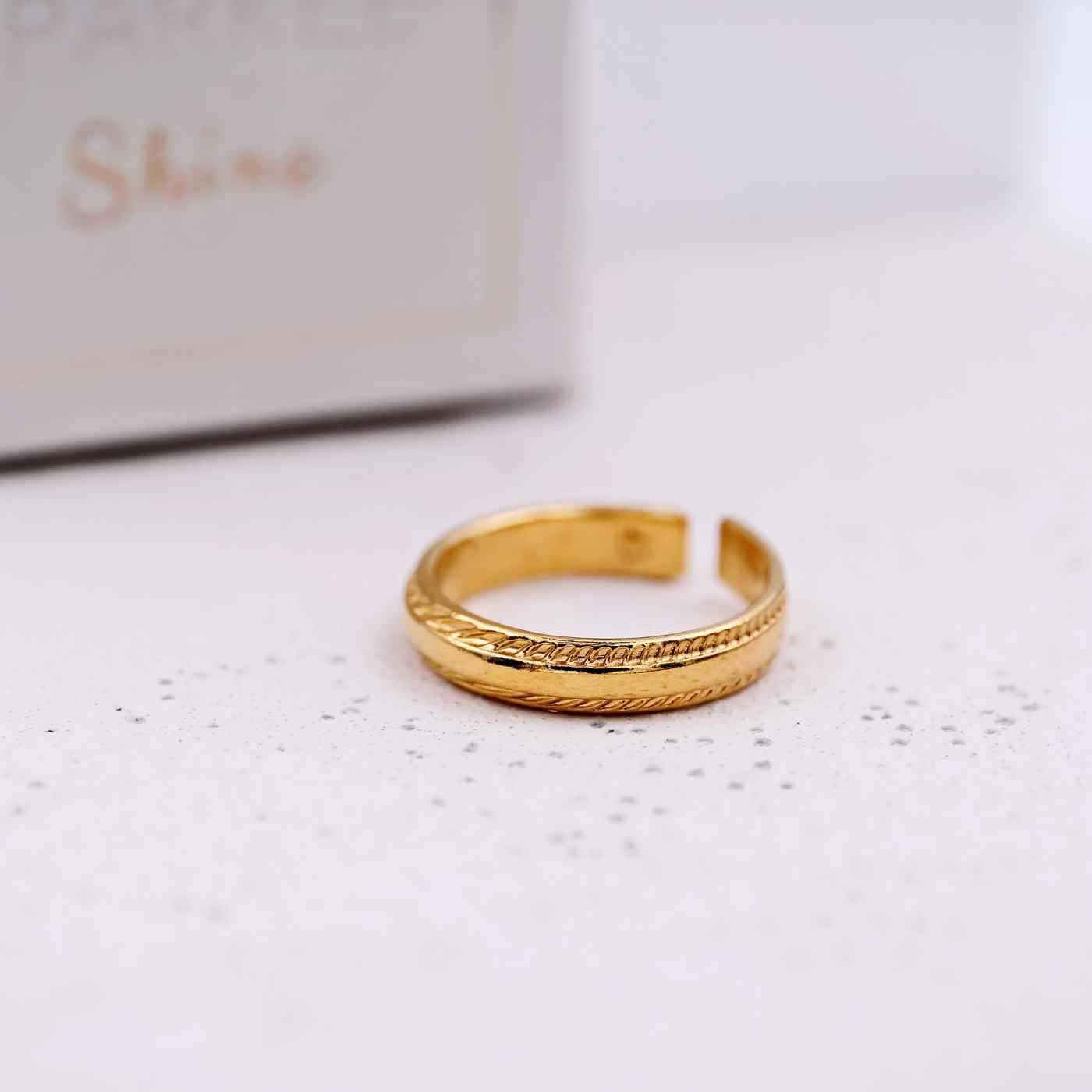 Oro art gold-plated ring