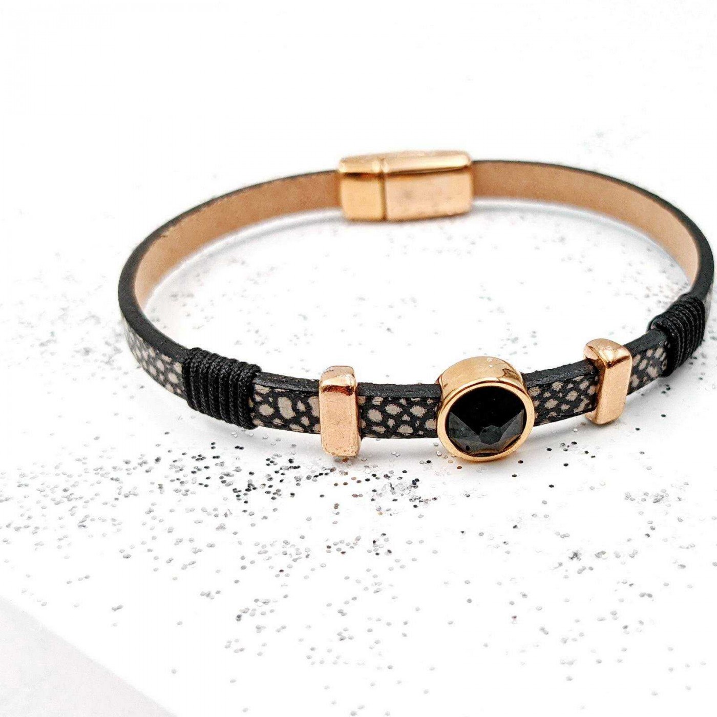 Peaky Leather bracelet — Bracelets from Toolittle — additional view 2