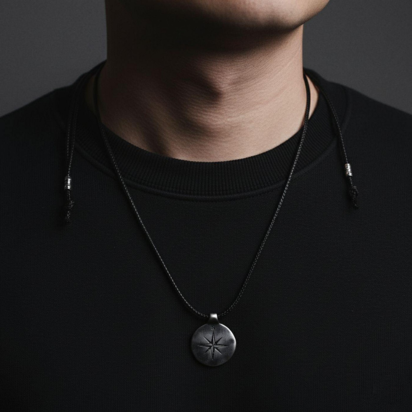 Unisex Long Necklace - Compass — Necklaces from Toolittle — additional view 2