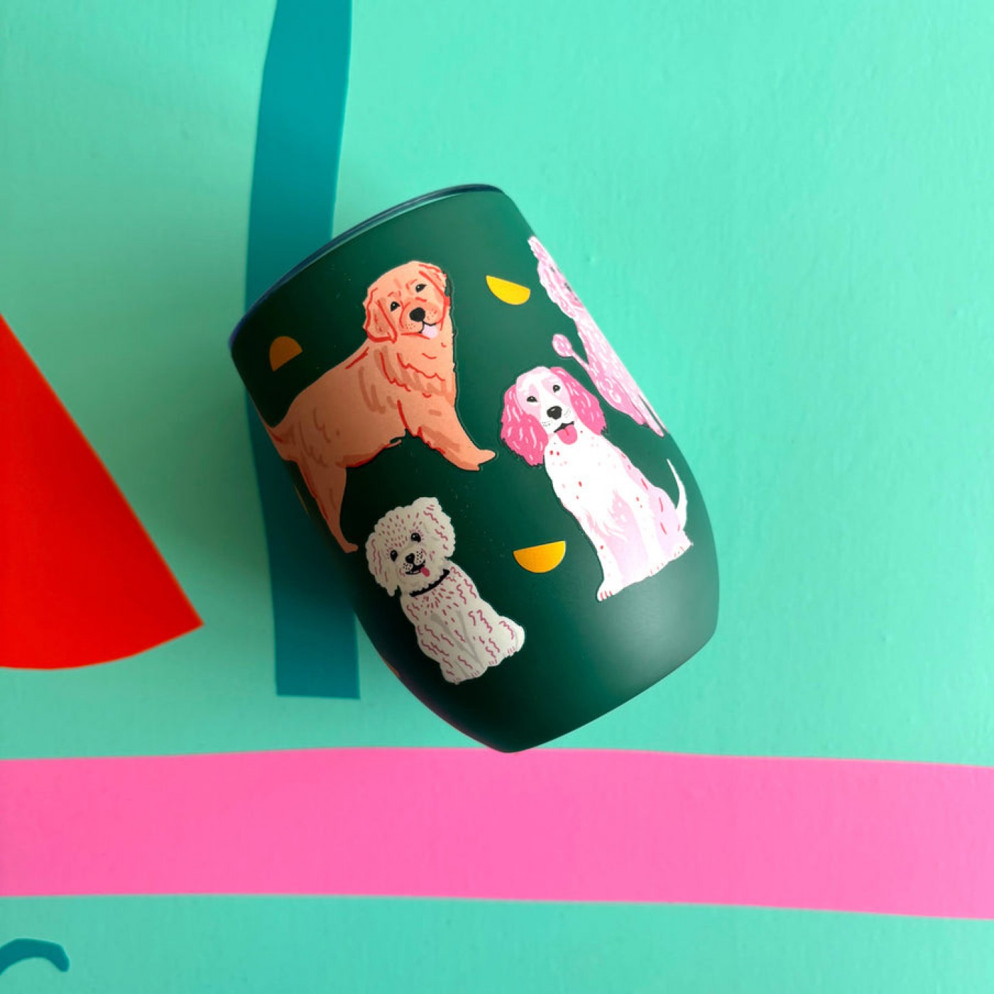 "More of a Dog Person" Travel Mug — Ceramics & pottery from Toolittle — additional view 2