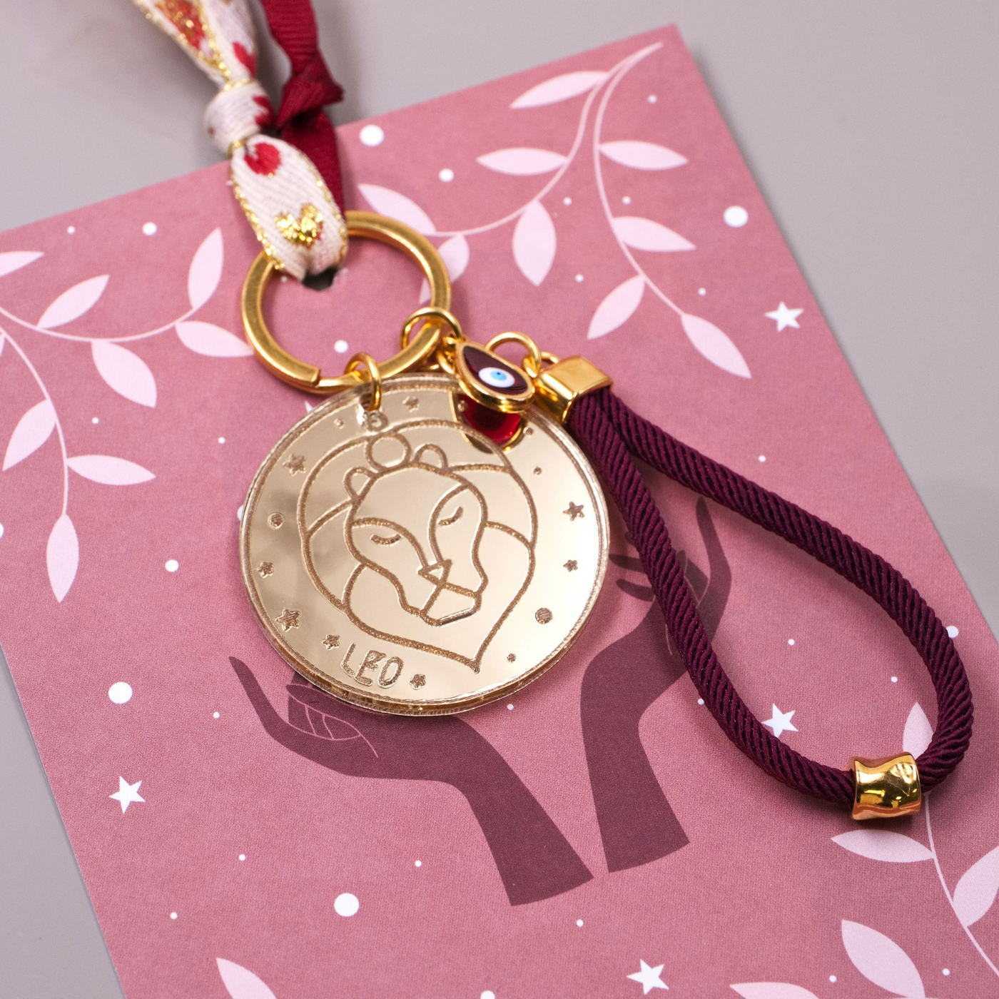 Leo Sign Keychain — Pendants & charms from Toolittle — additional view 2