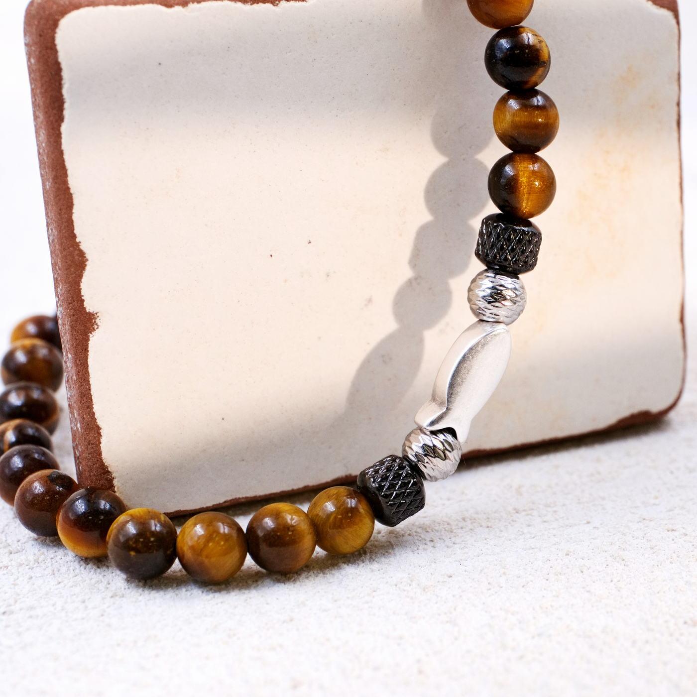 Men's Bracelet with Metal Fish — Bracelets from Toolittle — additional view 3