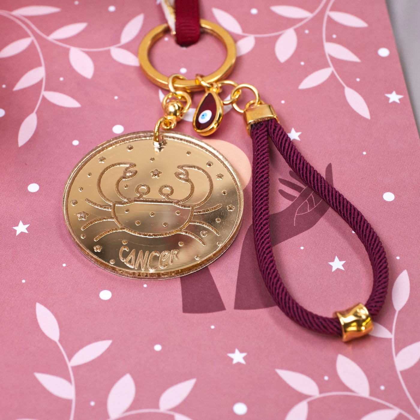 Cancer Sign Keychain — Pendants & charms from Toolittle — additional view 3