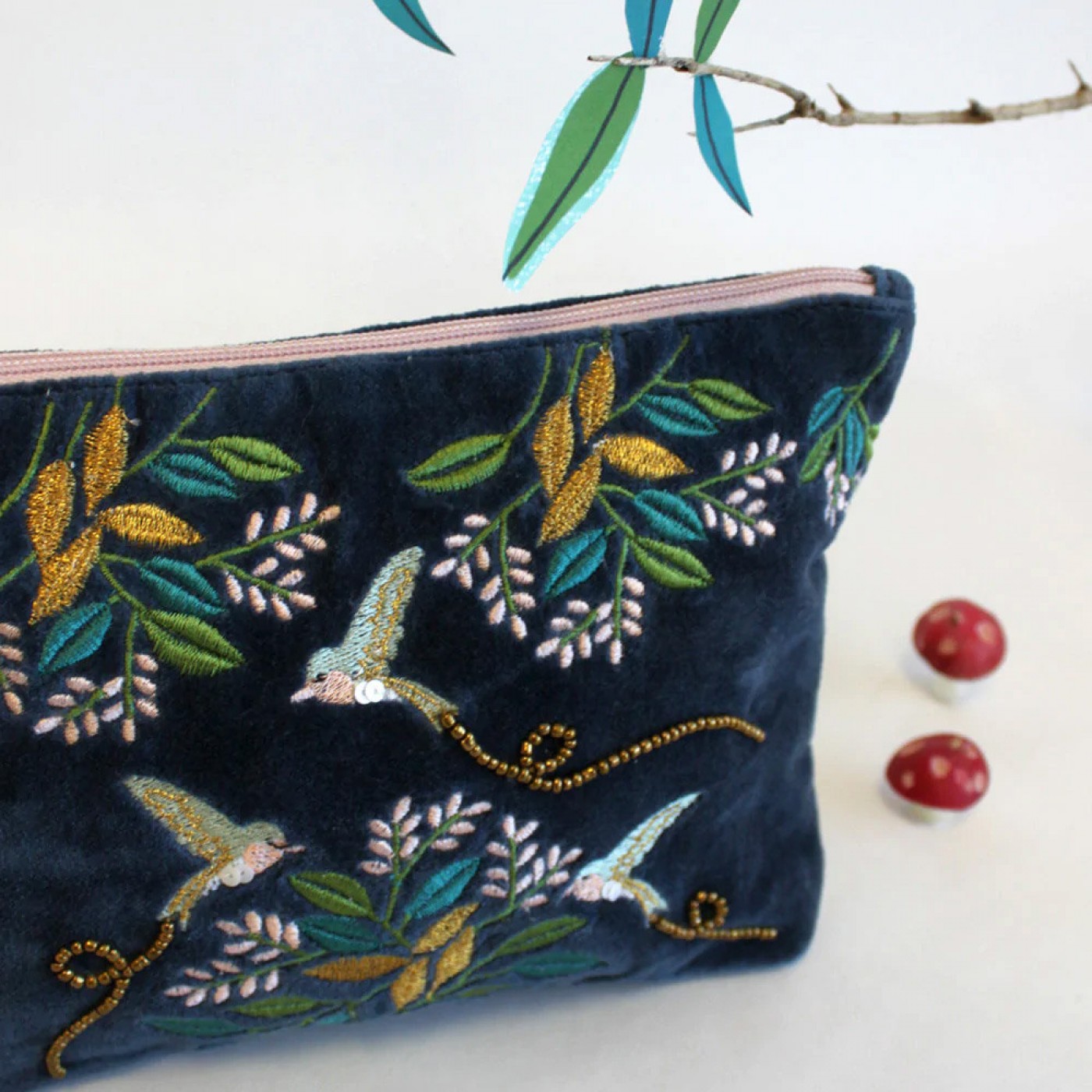 Secret Garden Bird Make Up Bag — Bags & purses from Toolittle — additional view 2