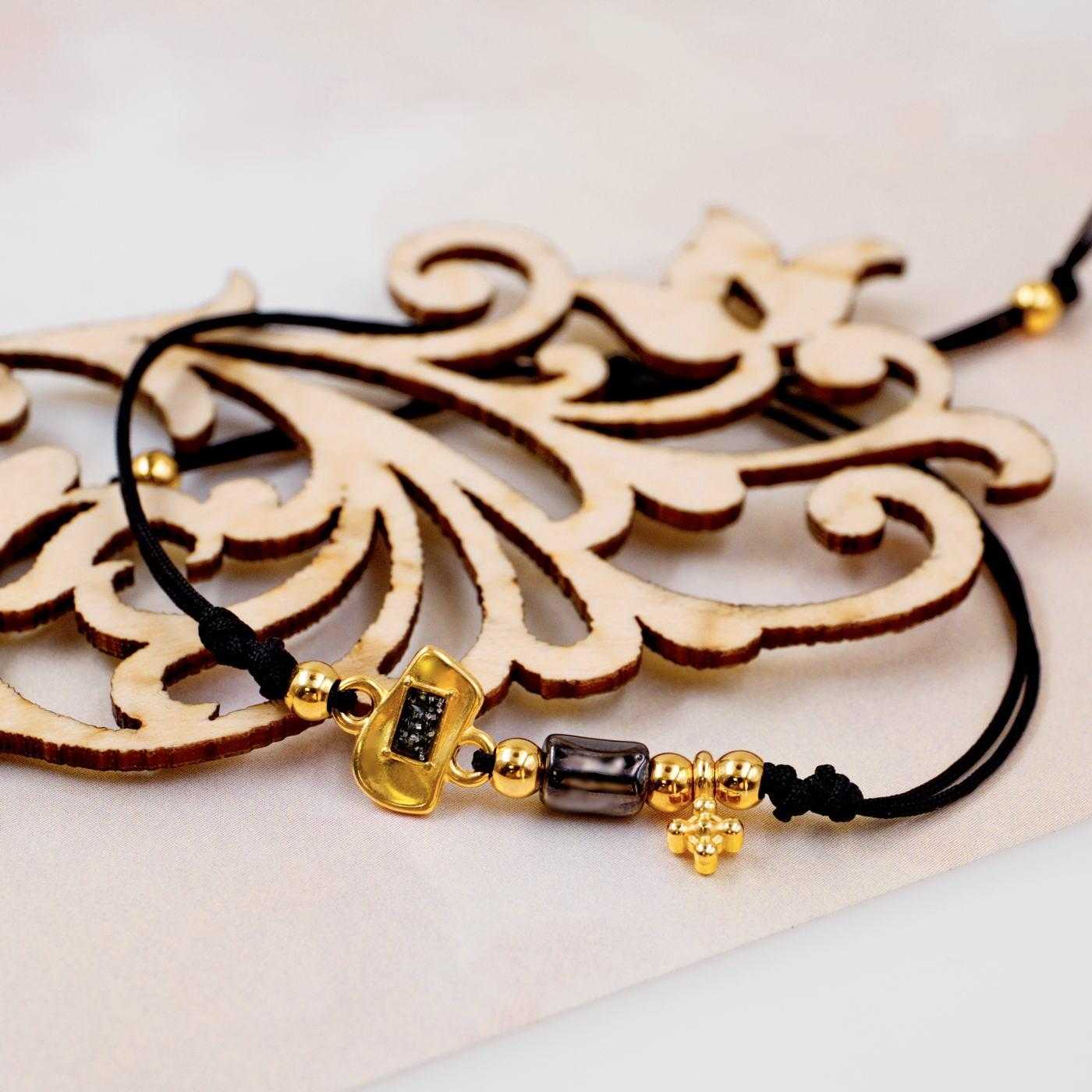 Black Cord Makrame Bracelet — Bracelets from Toolittle — additional view 4