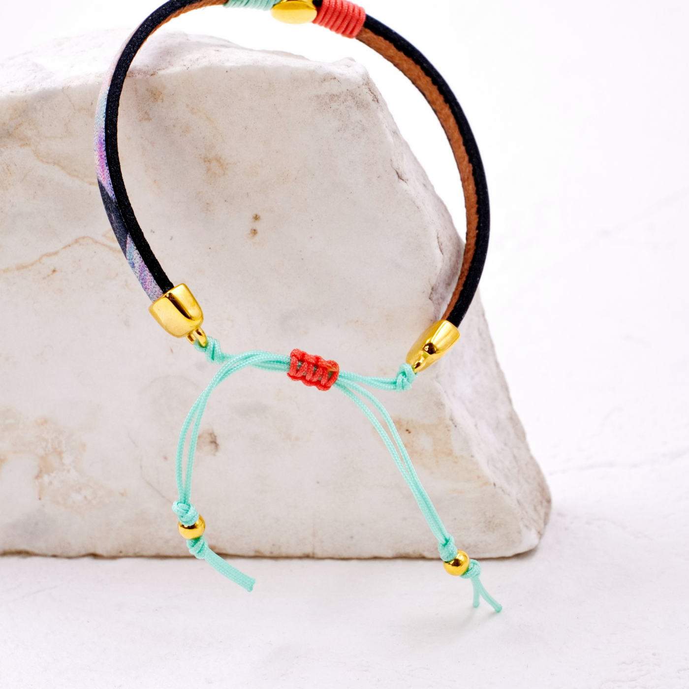 Evil Eye Leather Bracelet — Bracelets from Toolittle — additional view 2
