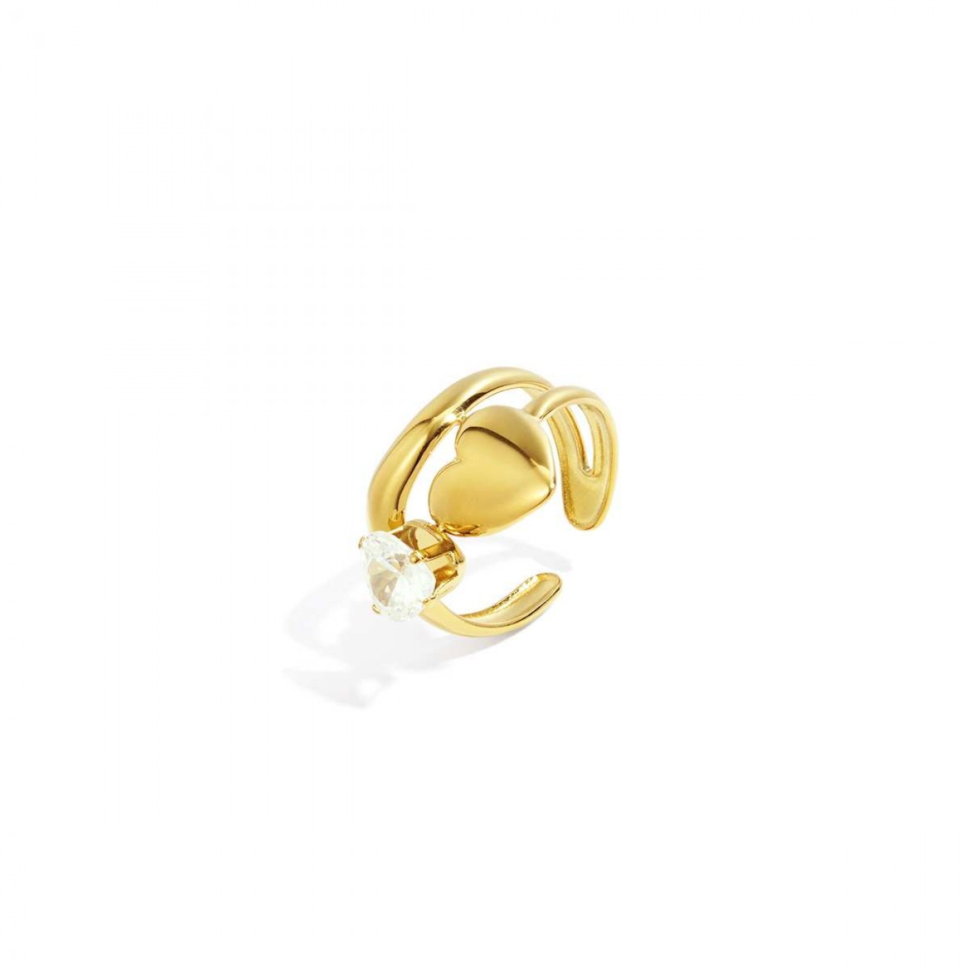 Gold-Plated Stainless Steel Ring — Rings from Toolittle — additional view 2