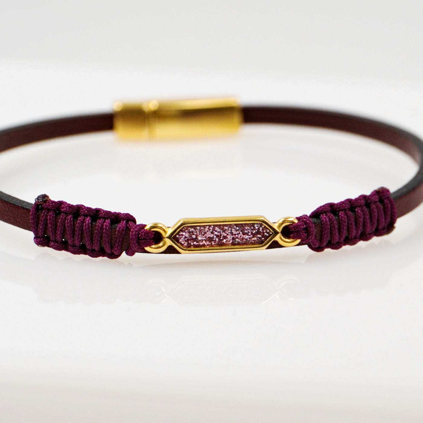 Leather Bracelet Toolittle Glitter — Bracelets from Toolittle — additional view 2