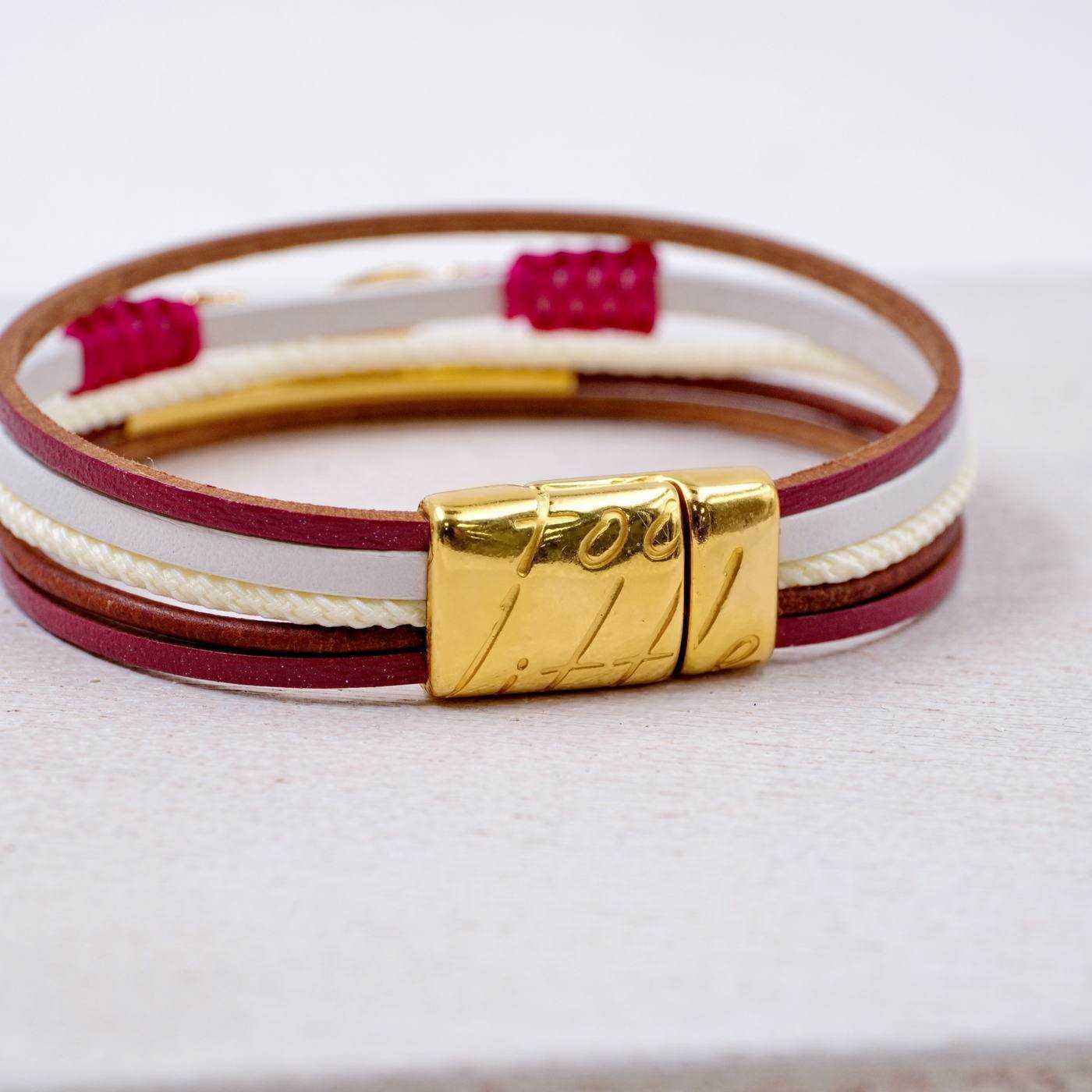Enamelled Fish Leather Bracelet — Bracelets from Toolittle — additional view 2