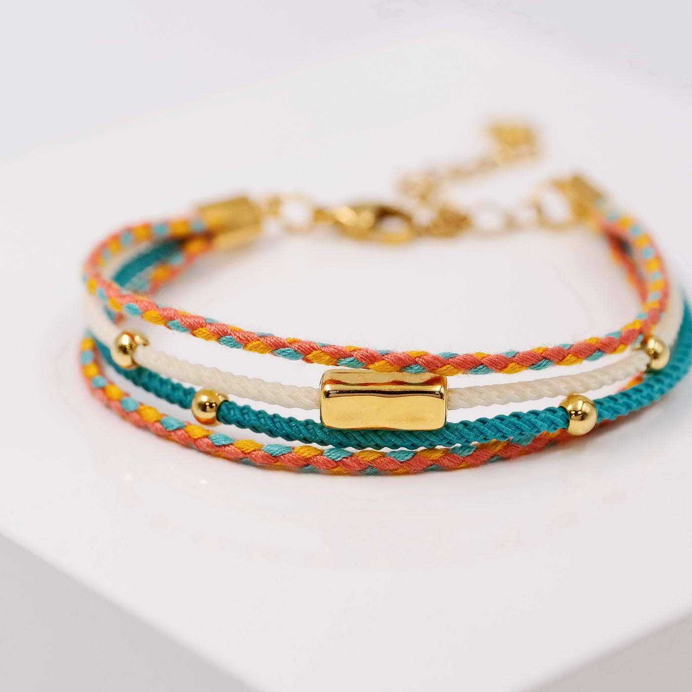 Bracelet made of cotton cords — Bracelets from Toolittle — additional view 2