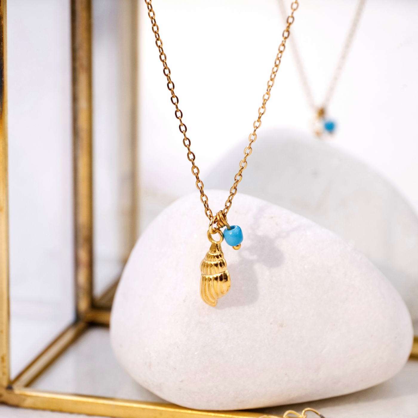 Inox Sea Shell Chain Necklace — Necklaces from Toolittle — additional view 3