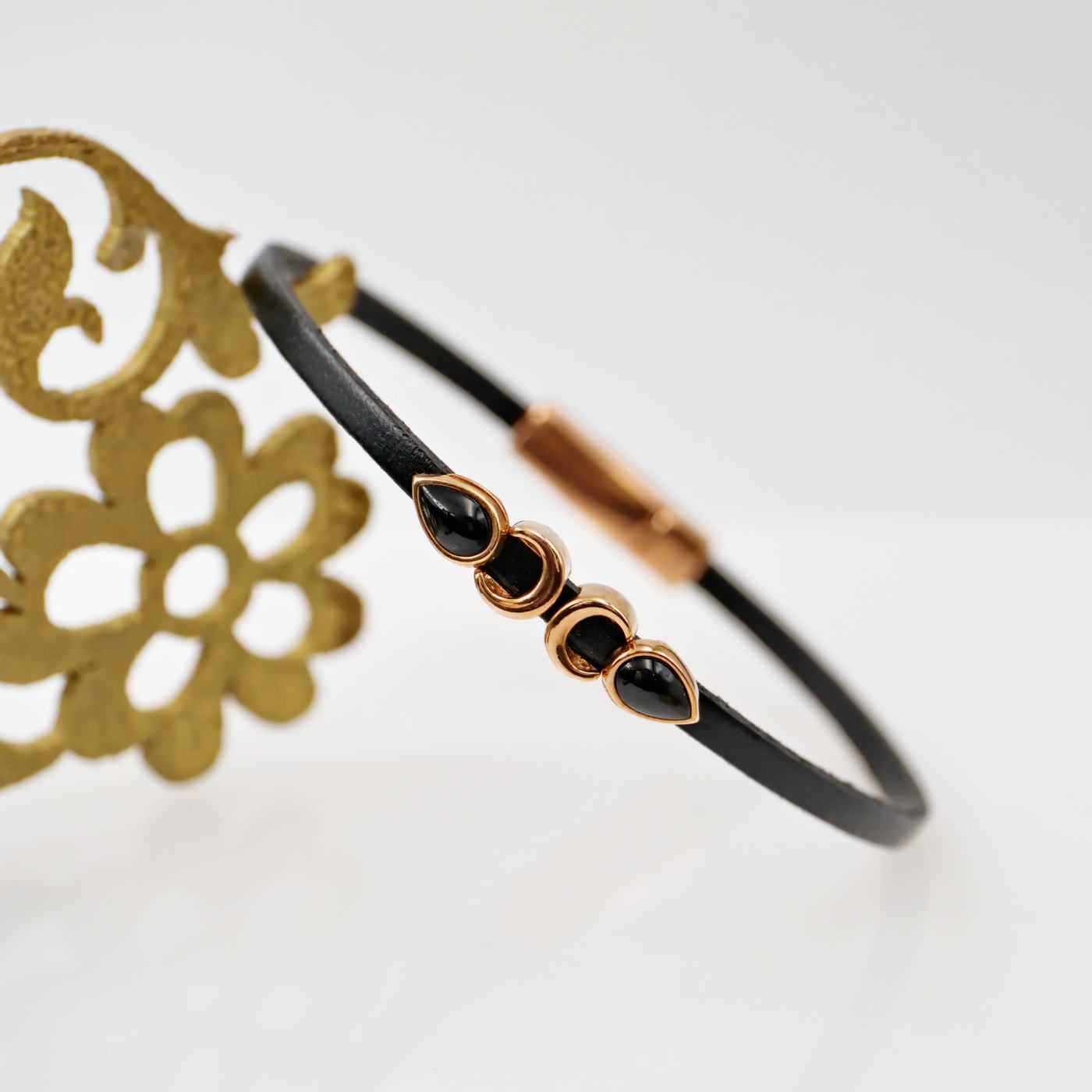 Leather Bracelet Toolittle Drops — Bracelets from Toolittle — additional view 2