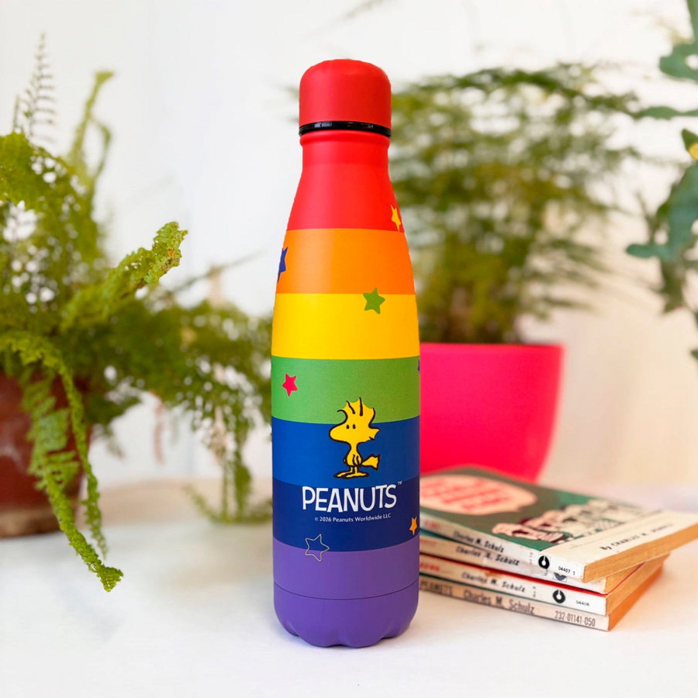 Stainless Water Bottle | Peanuts Rainbow — Ceramics & pottery from Toolittle — additional view 4