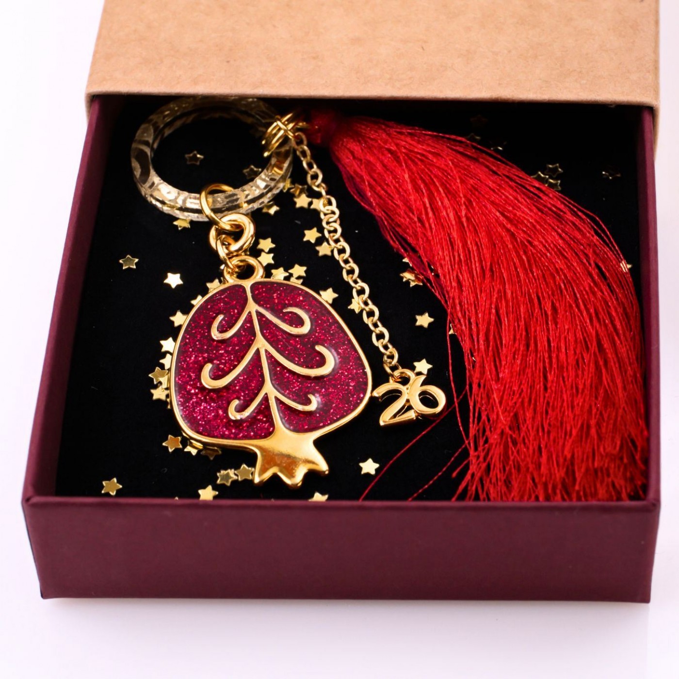 2026 Pomegranate Lucky Charm in a Gift Box — Pendants & charms from Toolittle — additional view 4
