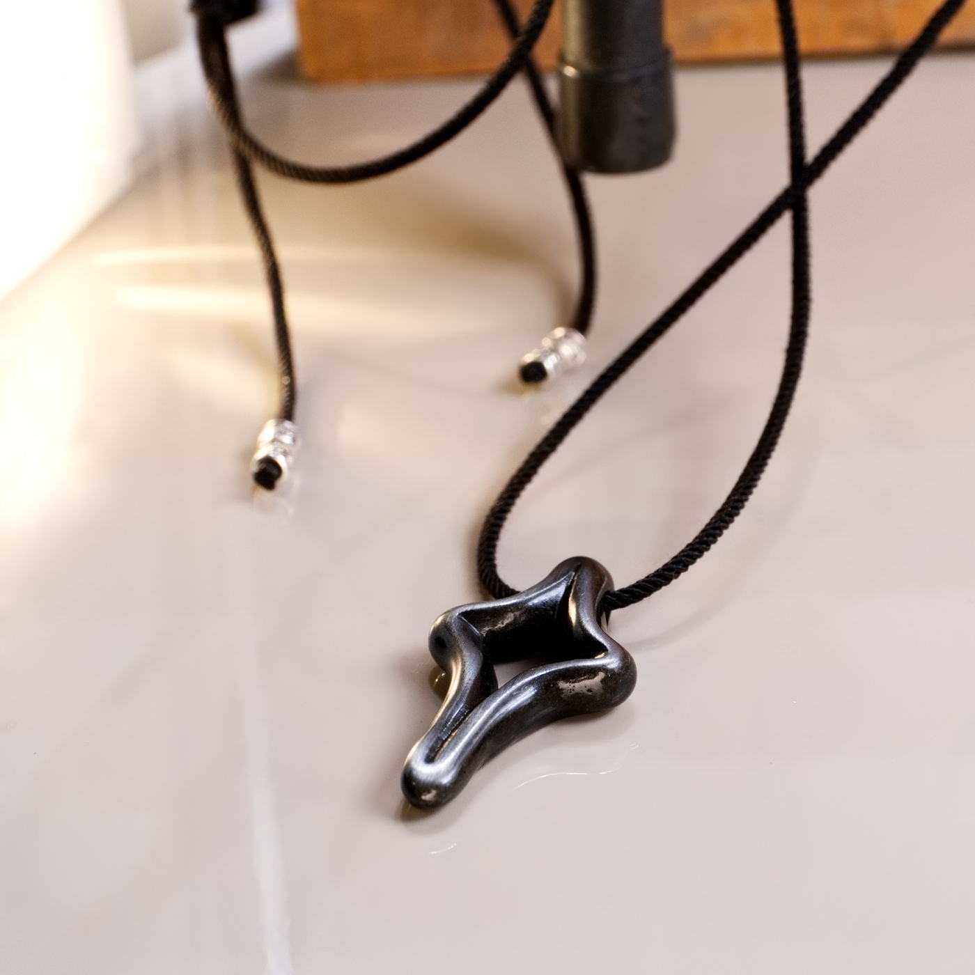 Organic Pendant Cross Necklace — Necklaces from Toolittle — additional view 5