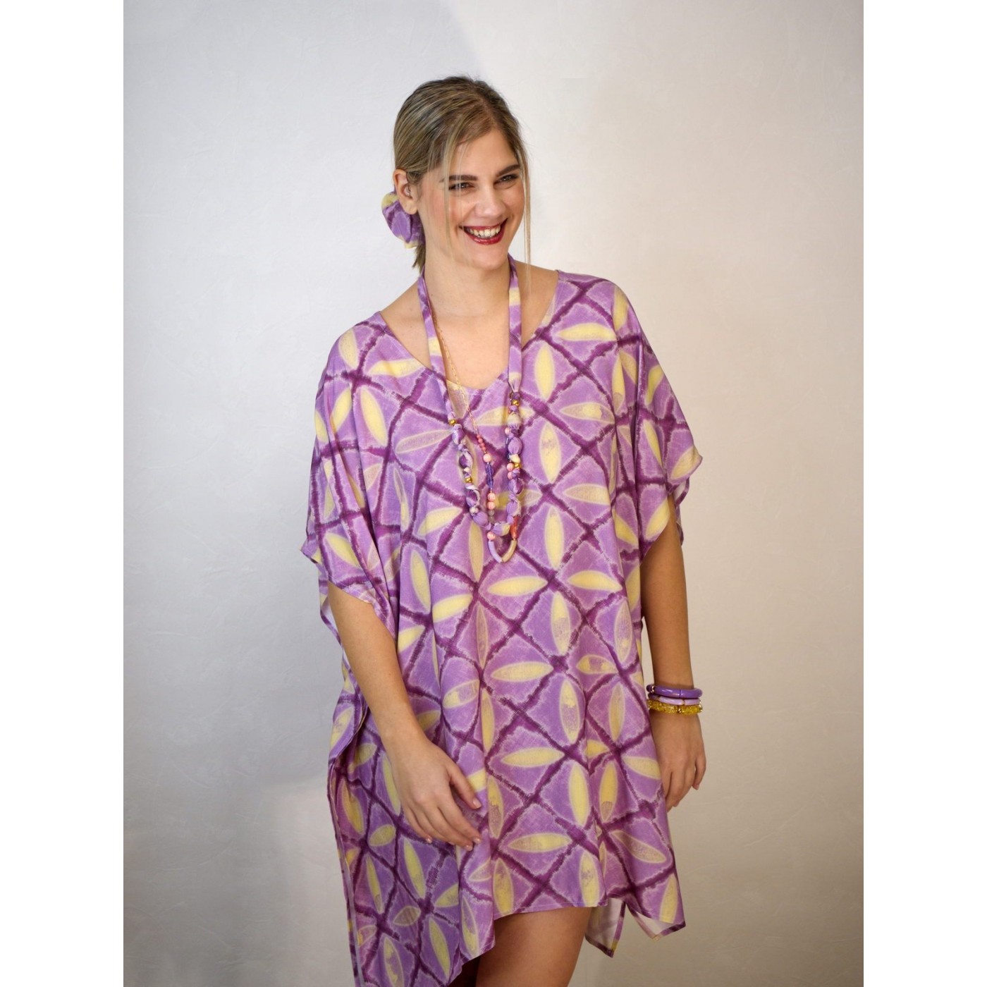 KOKKOSAMMOU Short caftan Corfu — Dresses from Toolittle — additional view 5