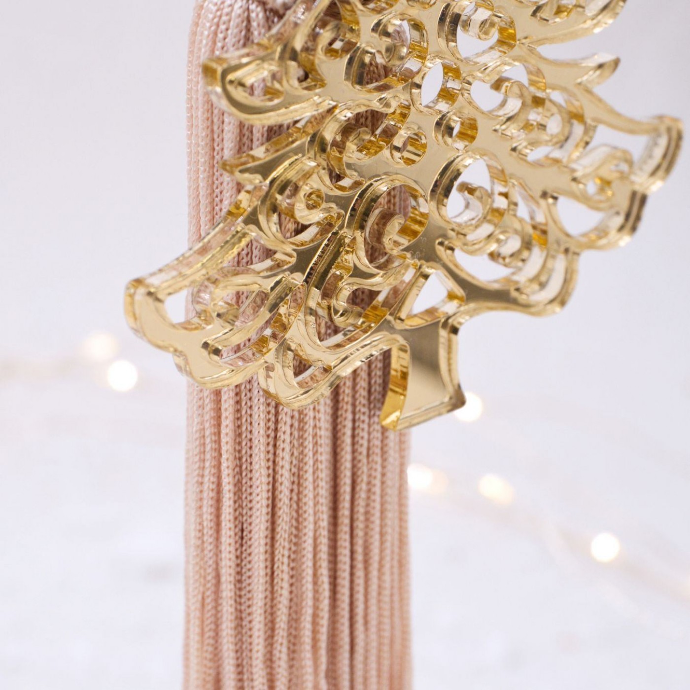 Handmade 2026 Lucky Charm – Golden Plexiglass Christmas Tree — Pendants & charms from Toolittle — additional view 6