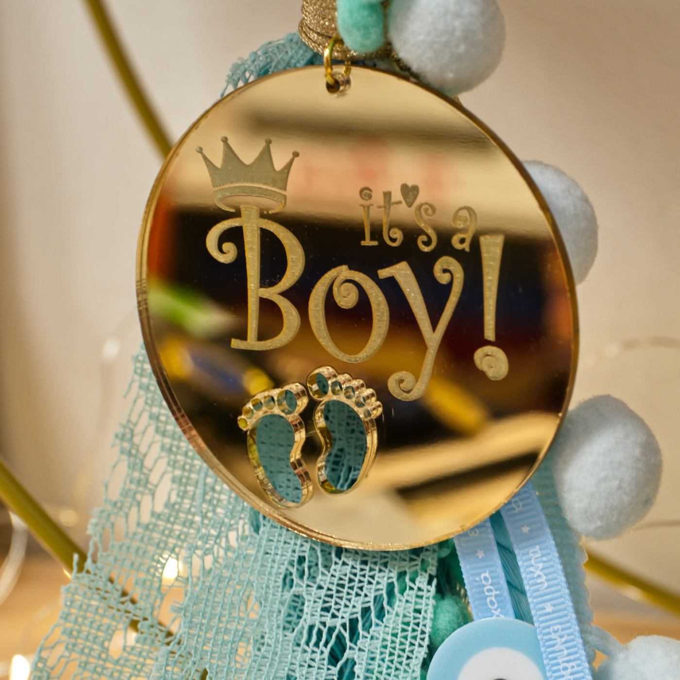 Hanging Lucky Charm Plexi Newborn