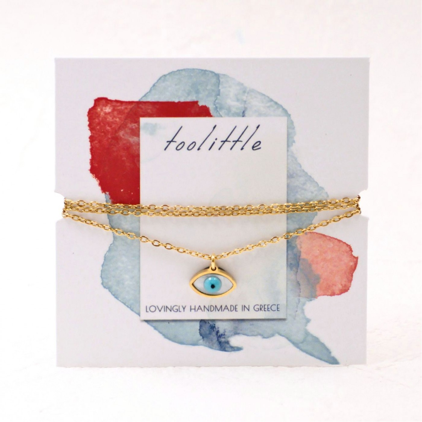 Inox Evil Eye Chain Necklace — Necklaces from Toolittle — additional view 2
