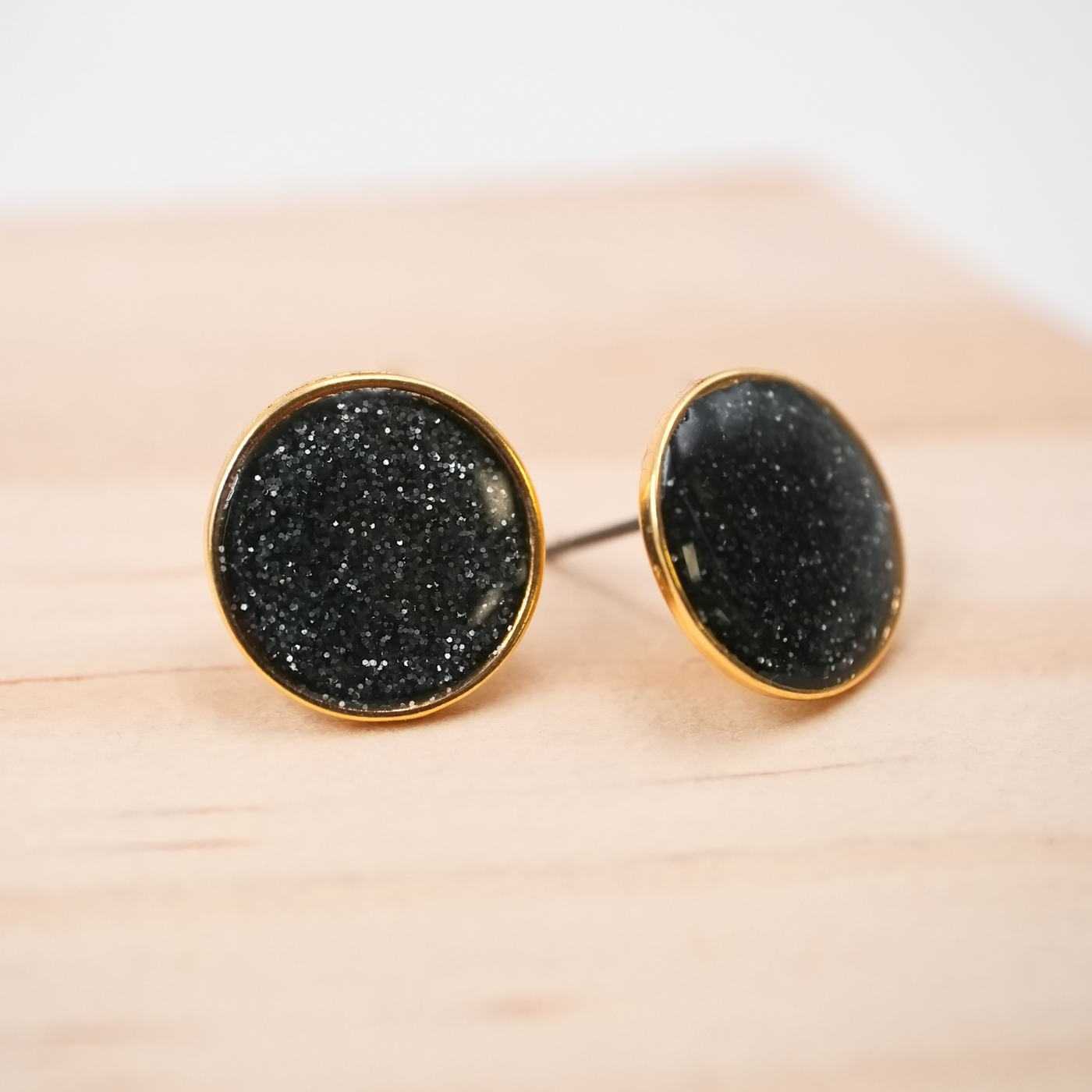 Maxi Dots Enamel Earrings — Earrings from Toolittle — additional view 3