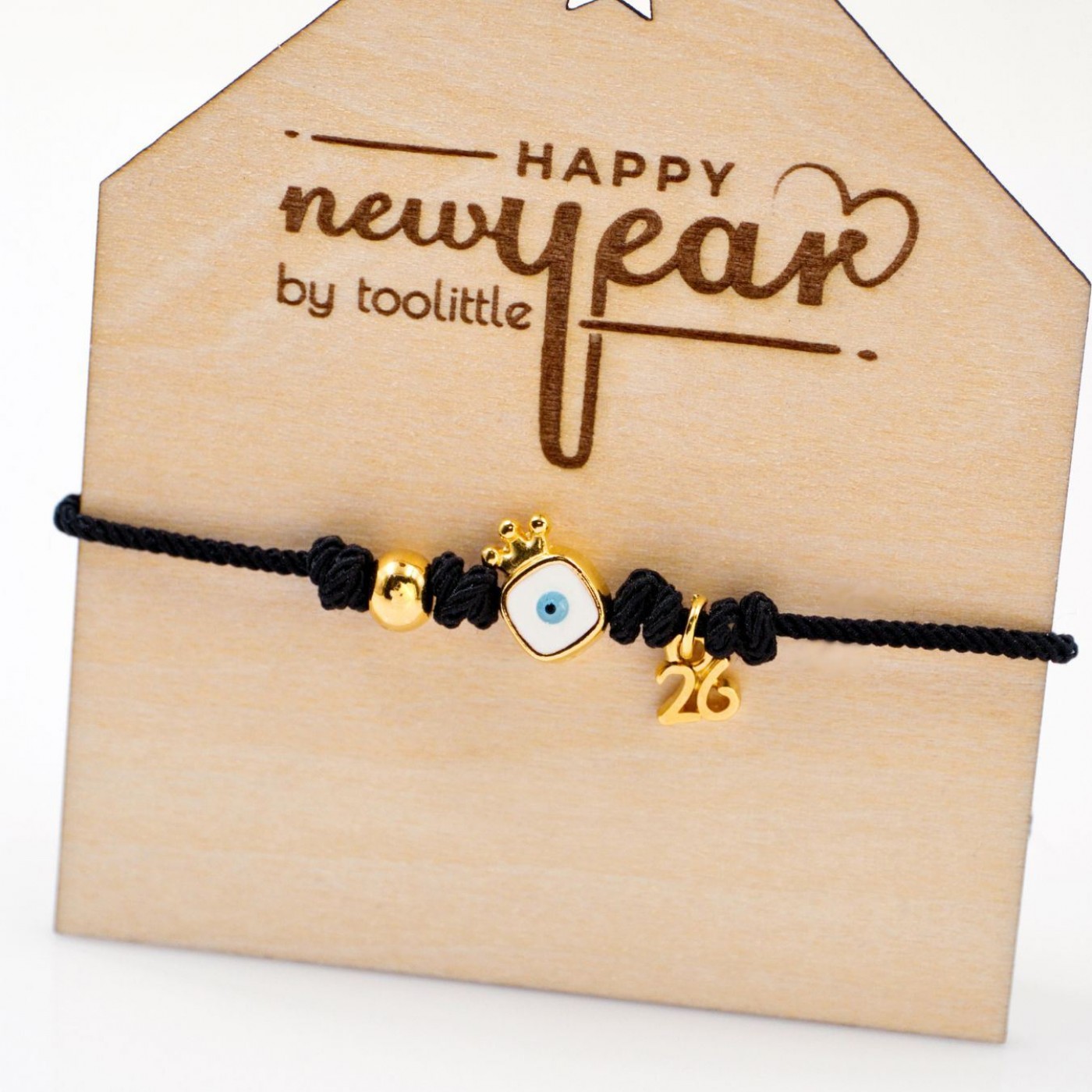 Macrame Lucky 2026 Bracelet - Evil Eye — Pendants & charms from Toolittle — additional view 4