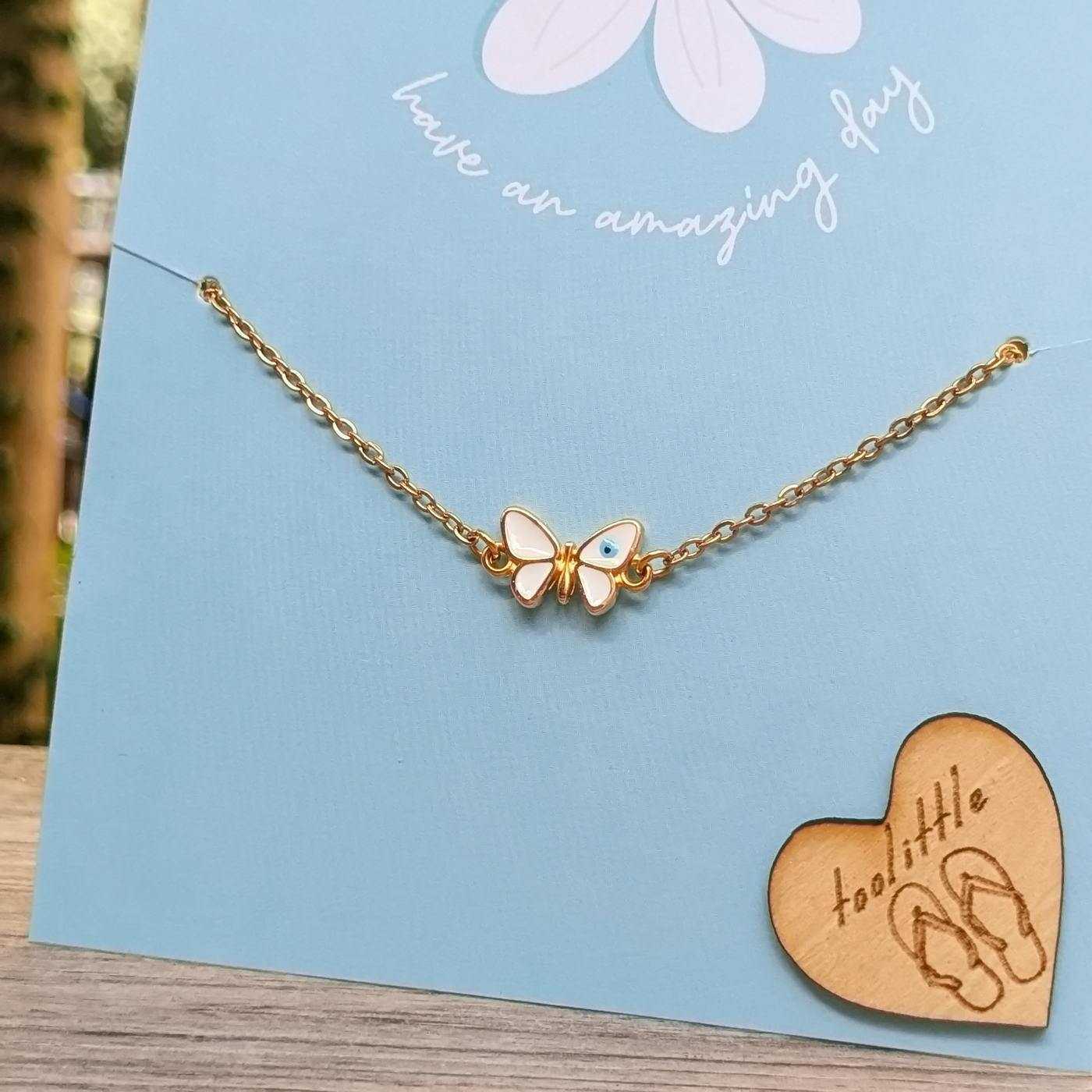 Butterfly Anklet Chain Bracelet — Anklets from Toolittle — additional view 3