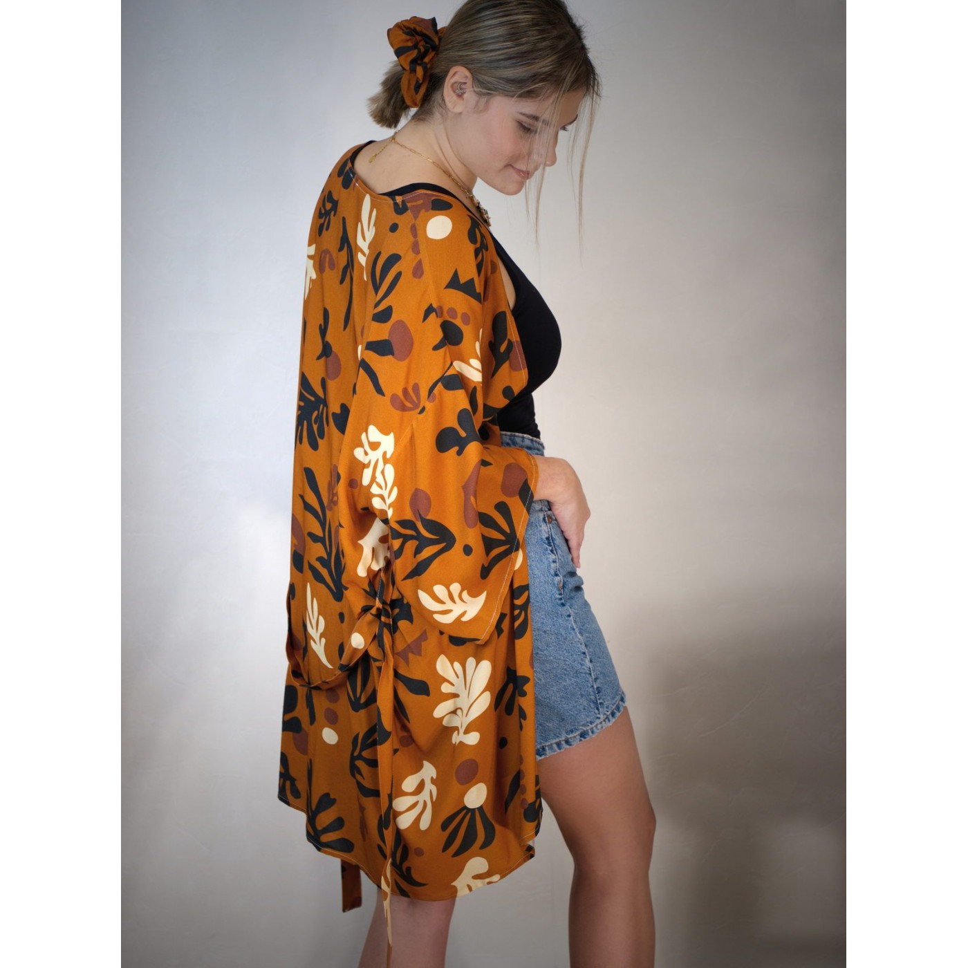 KOKKOSAMMOU Short caftan-kimono Africa — Dresses from Toolittle — additional view 3