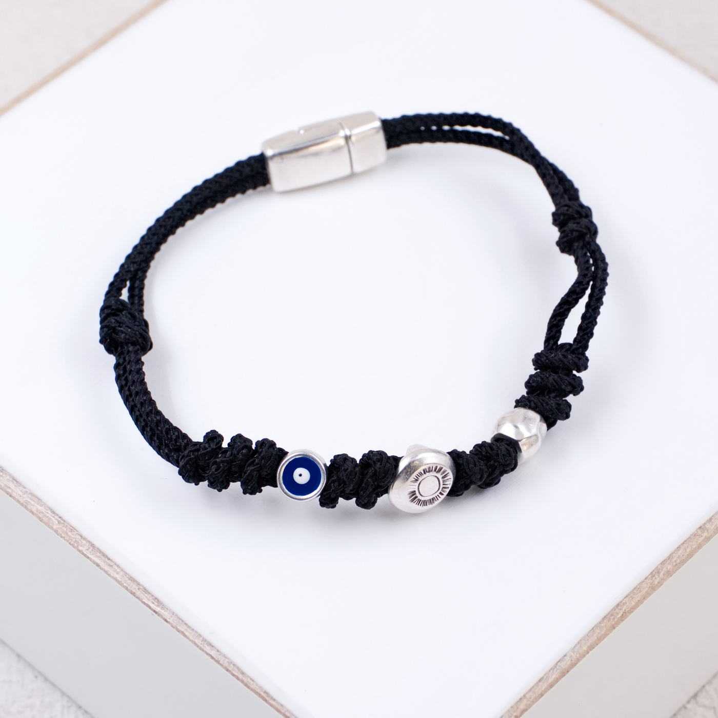 Men's Cord & Eye Bracelet — Bracelets from Toolittle — additional view 2