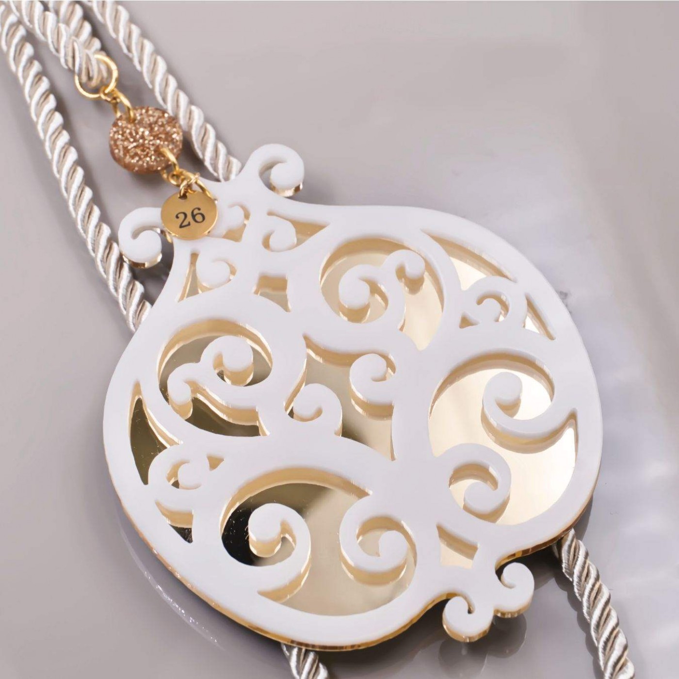 Handmade Lucky Charm 2026 – Pomegranate of Prosperity — Pendants & charms from Toolittle — additional view 2