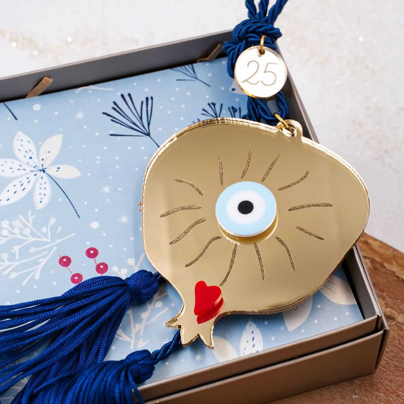 2026 Golden Pomegranate Lucky Charm — Pendants & charms from Toolittle — additional view 2