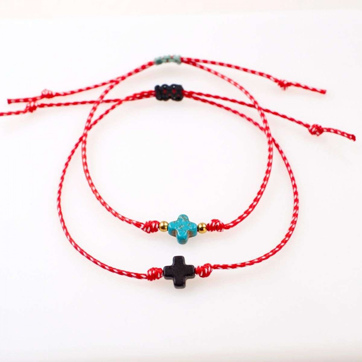 March Bracelet - Cross | Set for Couple — Bracelets from Toolittle — additional view 2