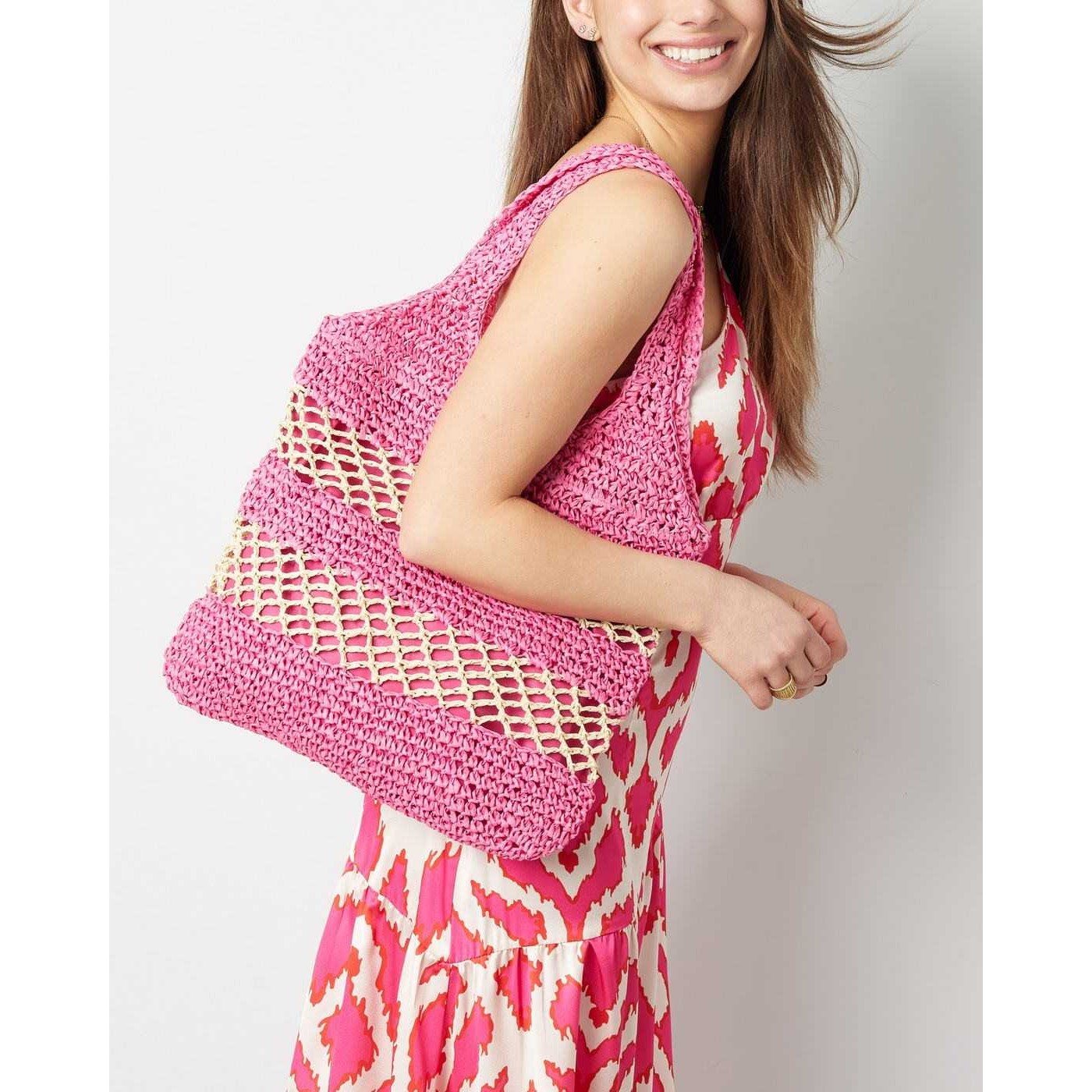 Paper Straw Beach bag