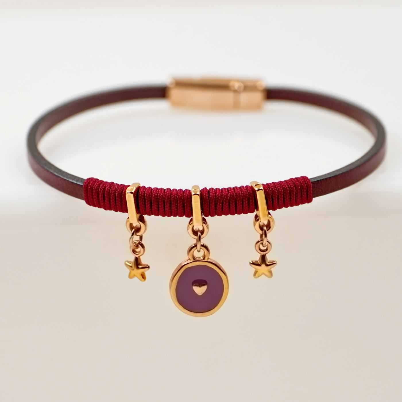 Leather Bracelet Toolittle Stars — Bracelets from Toolittle — additional view 2