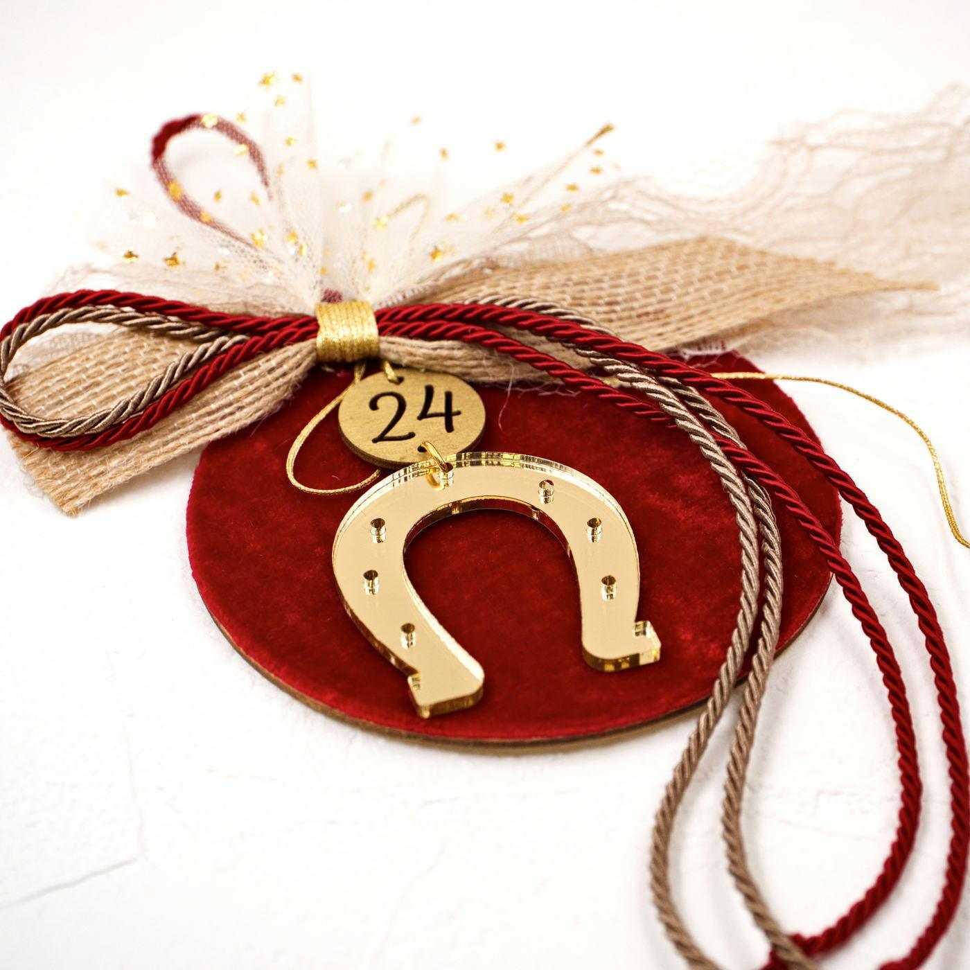 Christmas Lucky Charm with Horseshoe — Pendants & charms from Toolittle — additional view 2