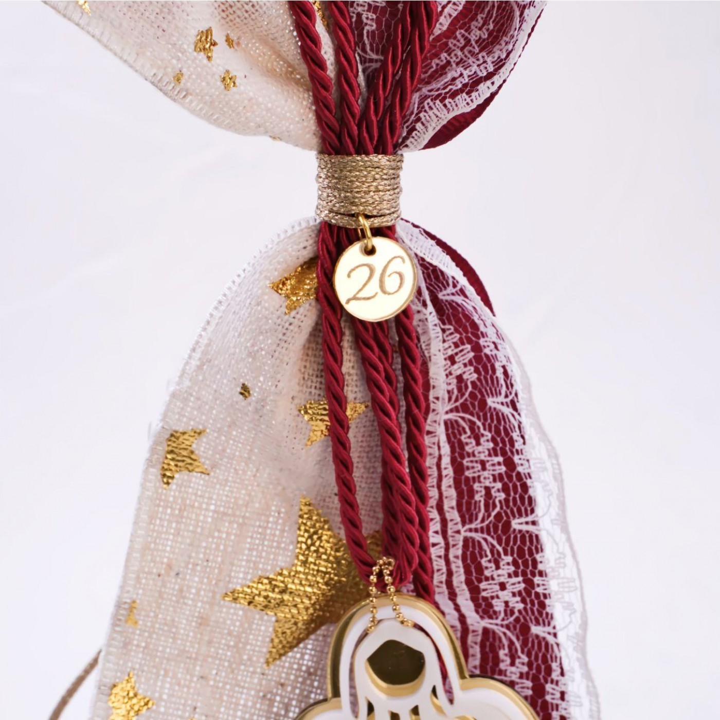Hanging 2026 Lucky Charm – Plexiglass Angel — Pendants & charms from Toolittle — additional view 4