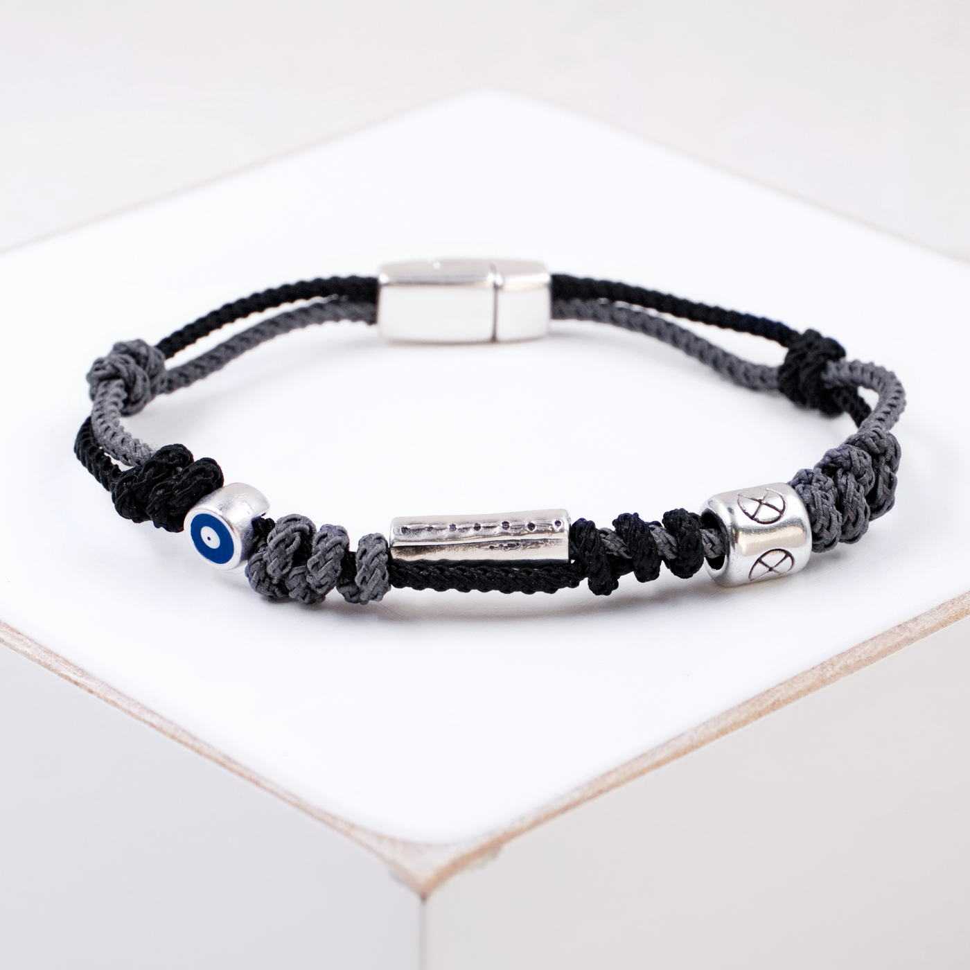 Men's Cord & Eye Bracelet — Bracelets from Toolittle — additional view 2