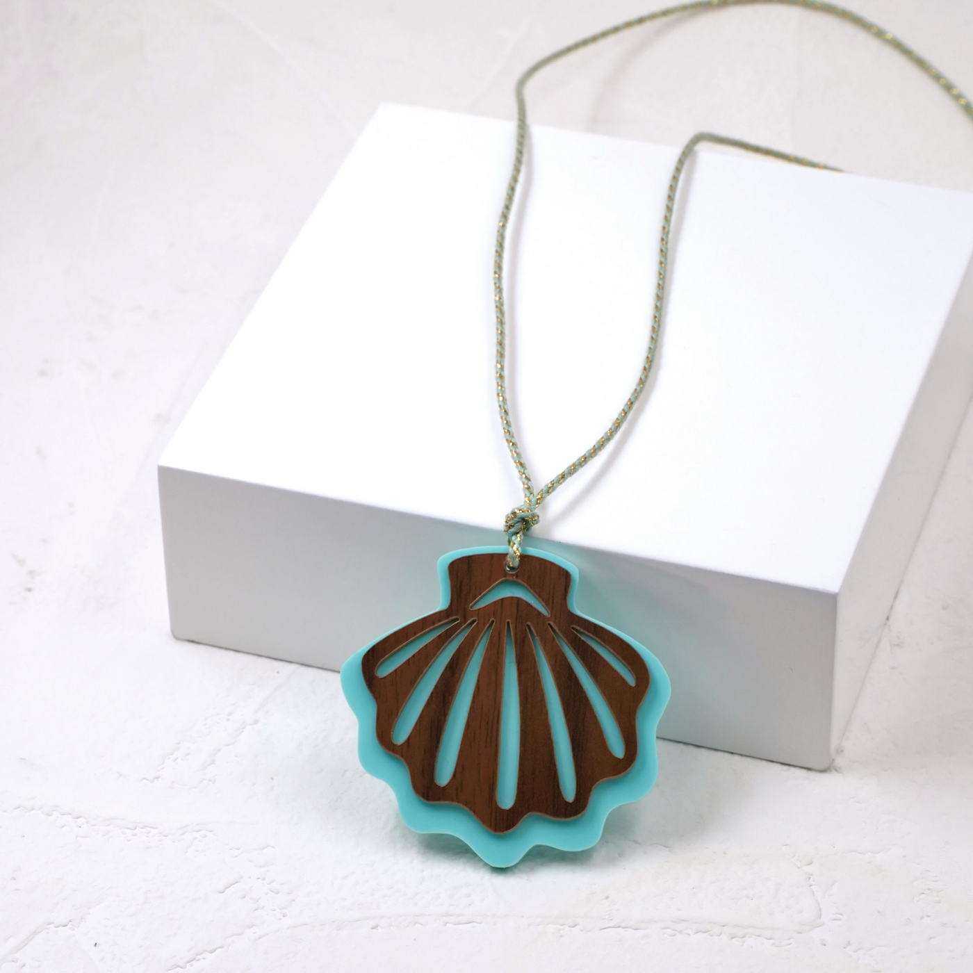 Plexi Shell Long Necklace — Necklaces from Toolittle — additional view 2