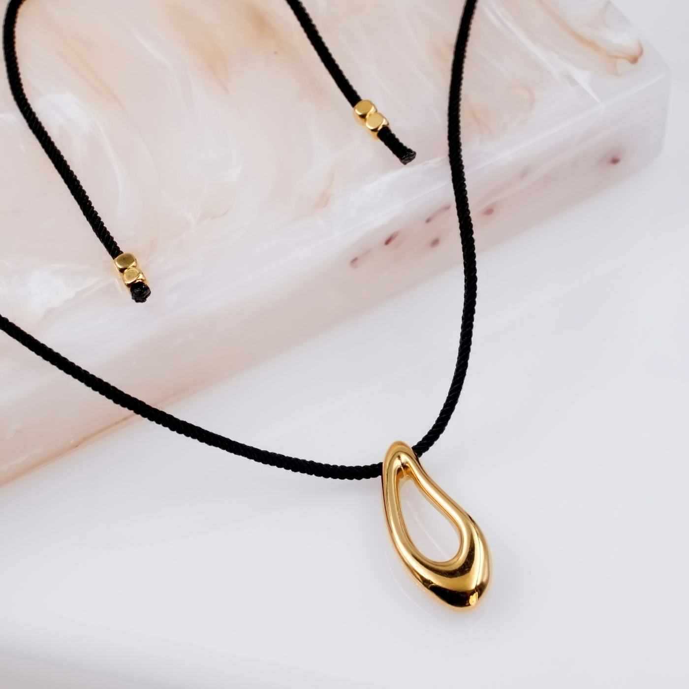 Organic Pendant Long Necklace — Necklaces from Toolittle — additional view 3