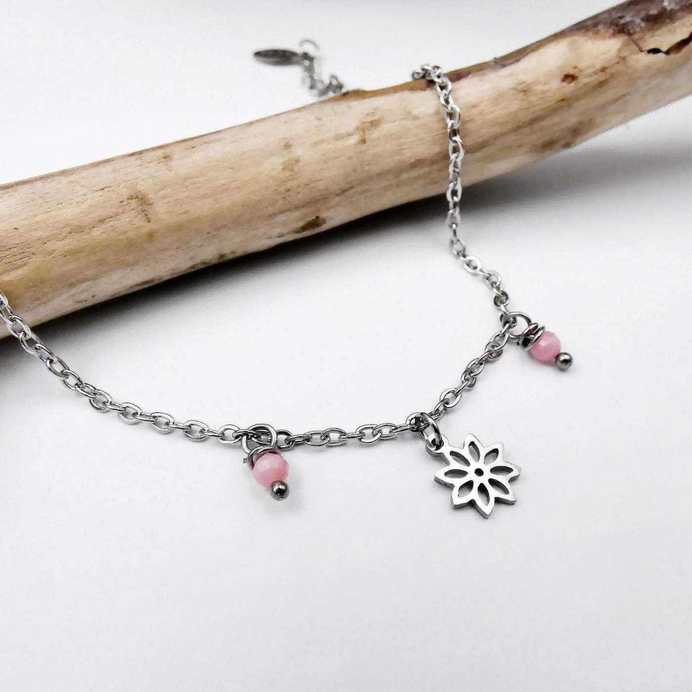 Silver Staybright stainless steel Anklet