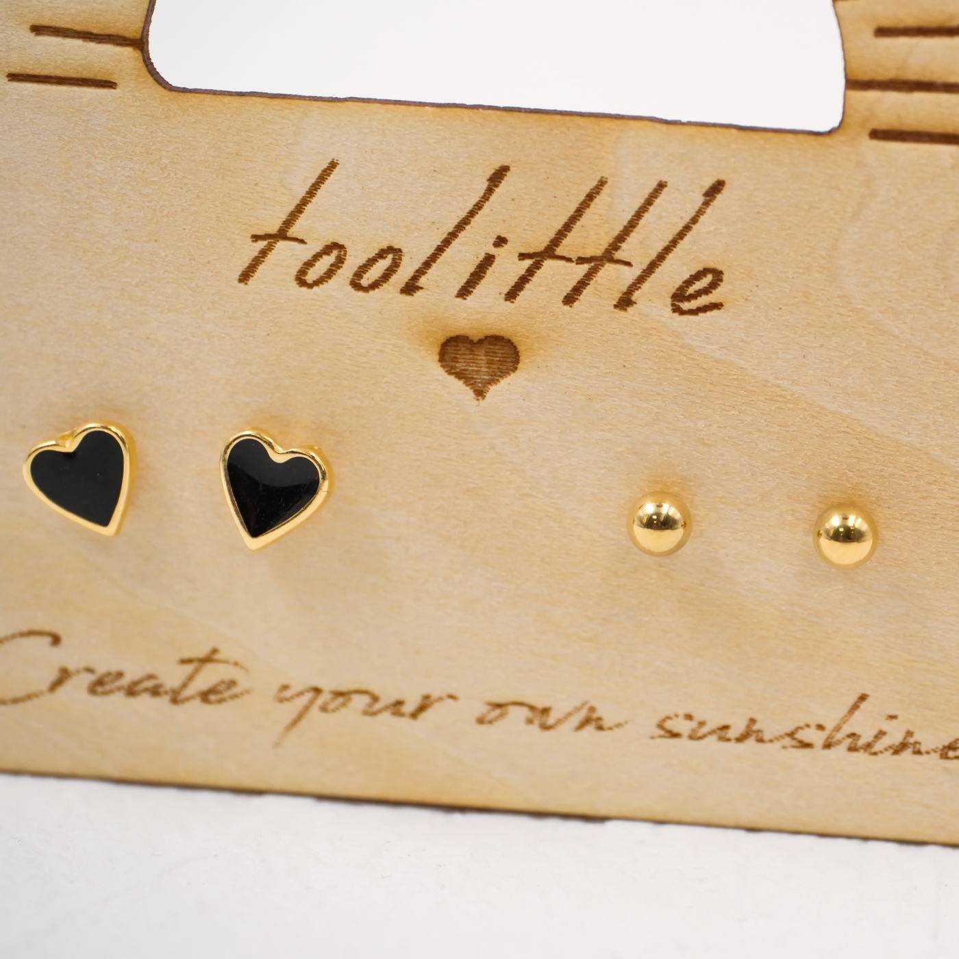 Set 3 Pairs of Earrings — Earrings from Toolittle — additional view 3