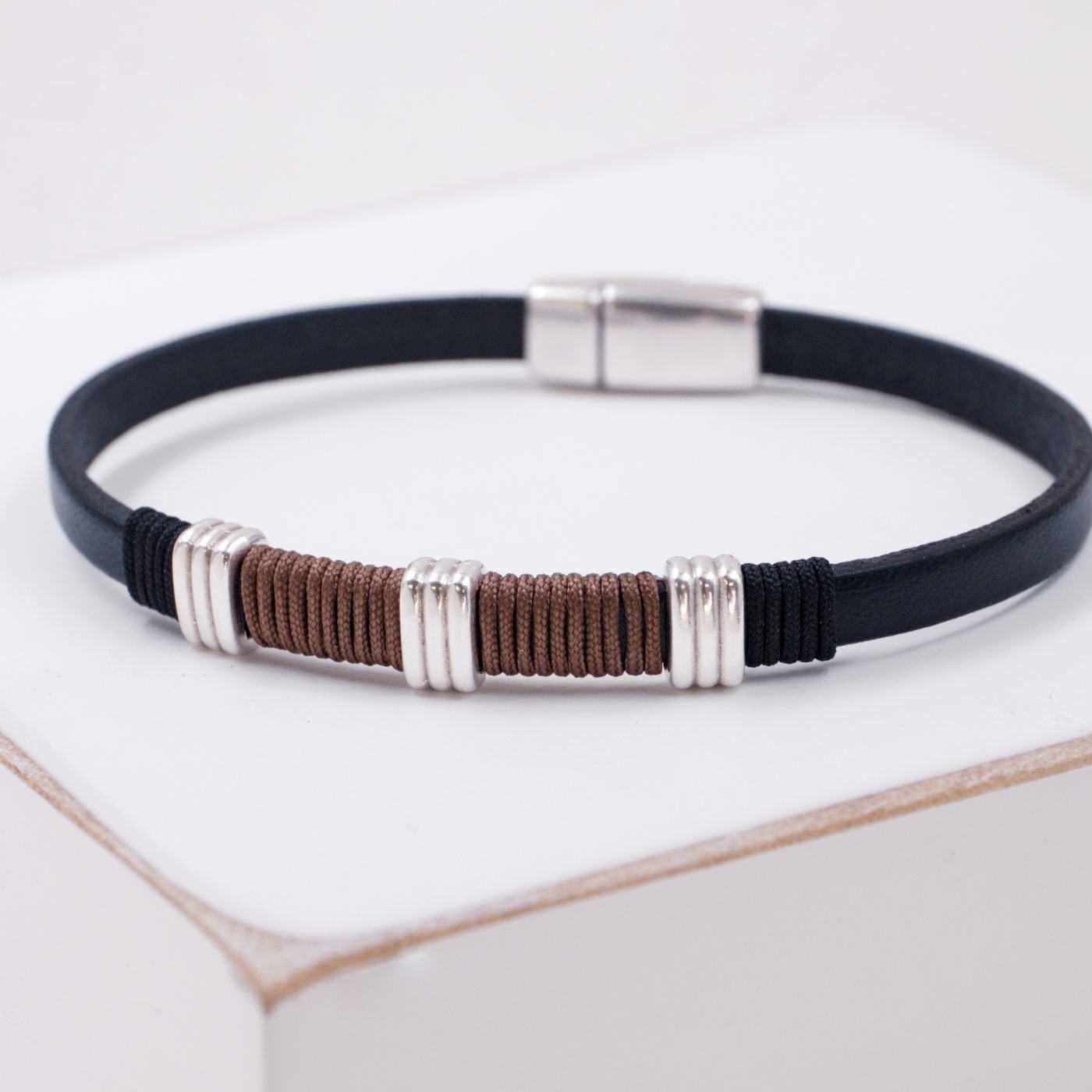 Leather Men's Bracelet — Bracelets from Toolittle — additional view 3