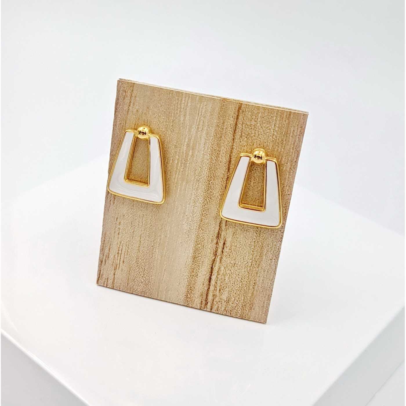 Mi Gio Enamel Earrings — Earrings from Toolittle — additional view 3