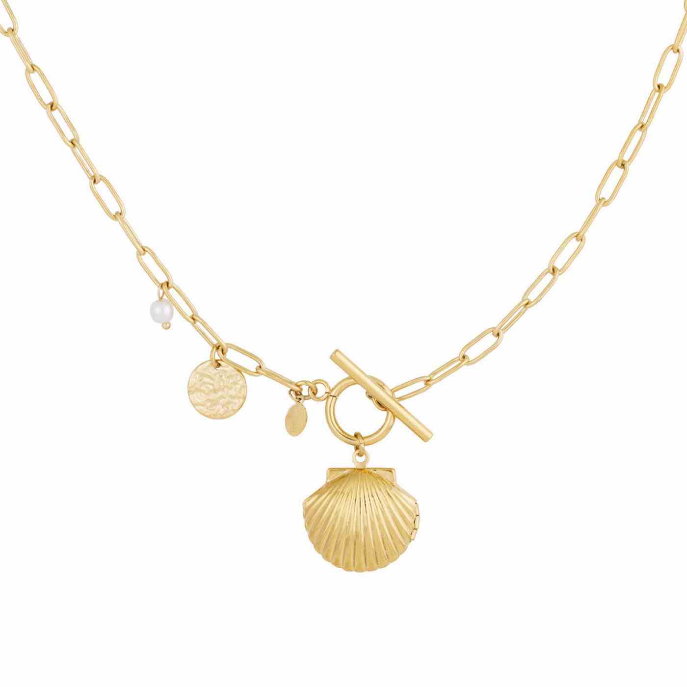 Sea Shell Inox Chain Necklace — Necklaces from Toolittle — additional view 2