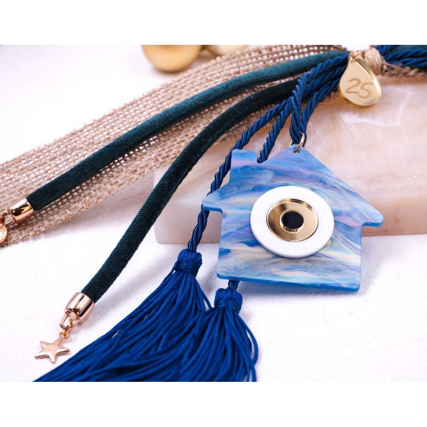 2026 House with Evil Eye Hanging Lucky Charm — Pendants & charms from Toolittle — additional view 3