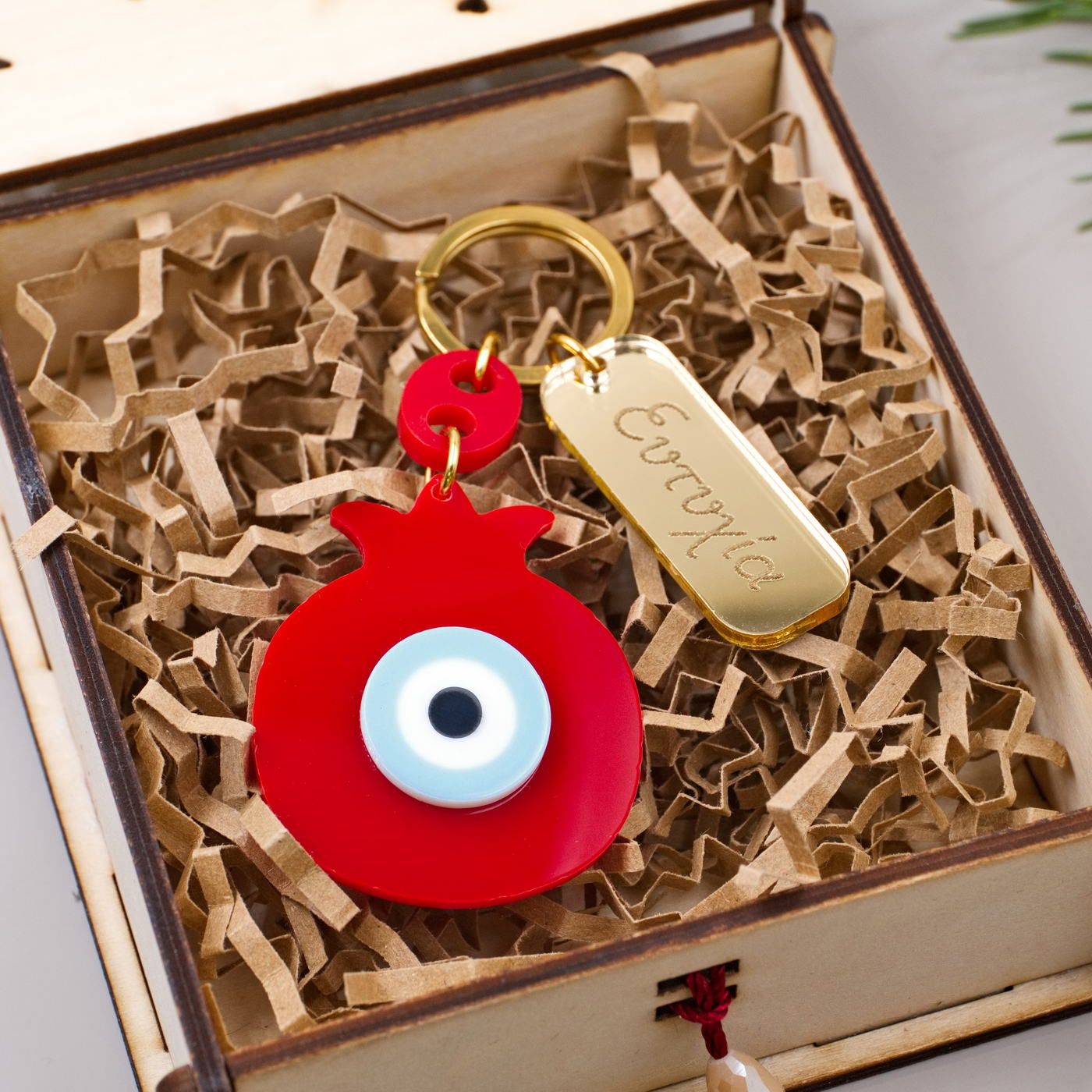 Mum/Grandma/Godmother/Teacher Lucky Box with Key-ring — Pendants & charms from Toolittle — additional view 6