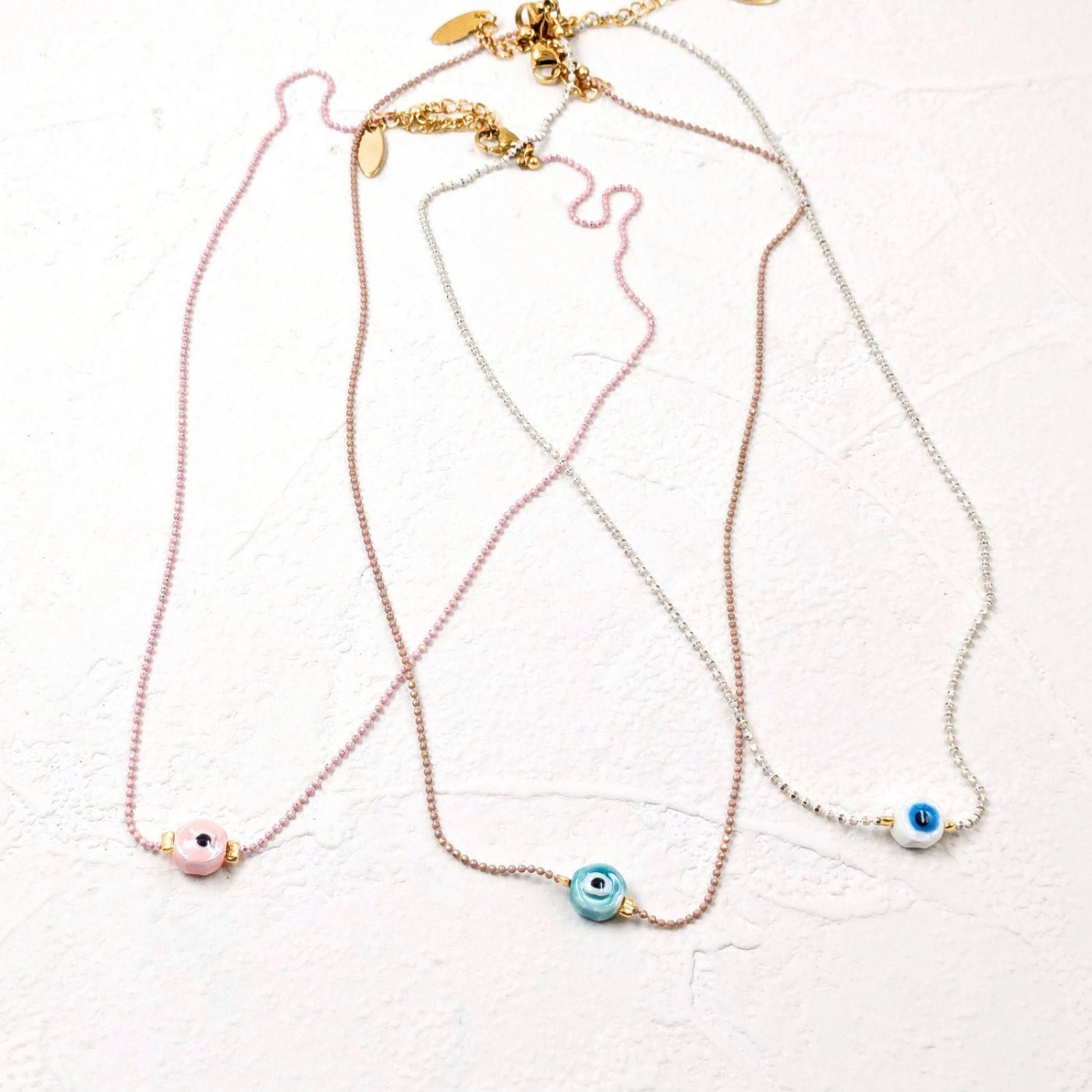 Chain Necklace with Evil Eye — Necklaces from Toolittle — additional view 4