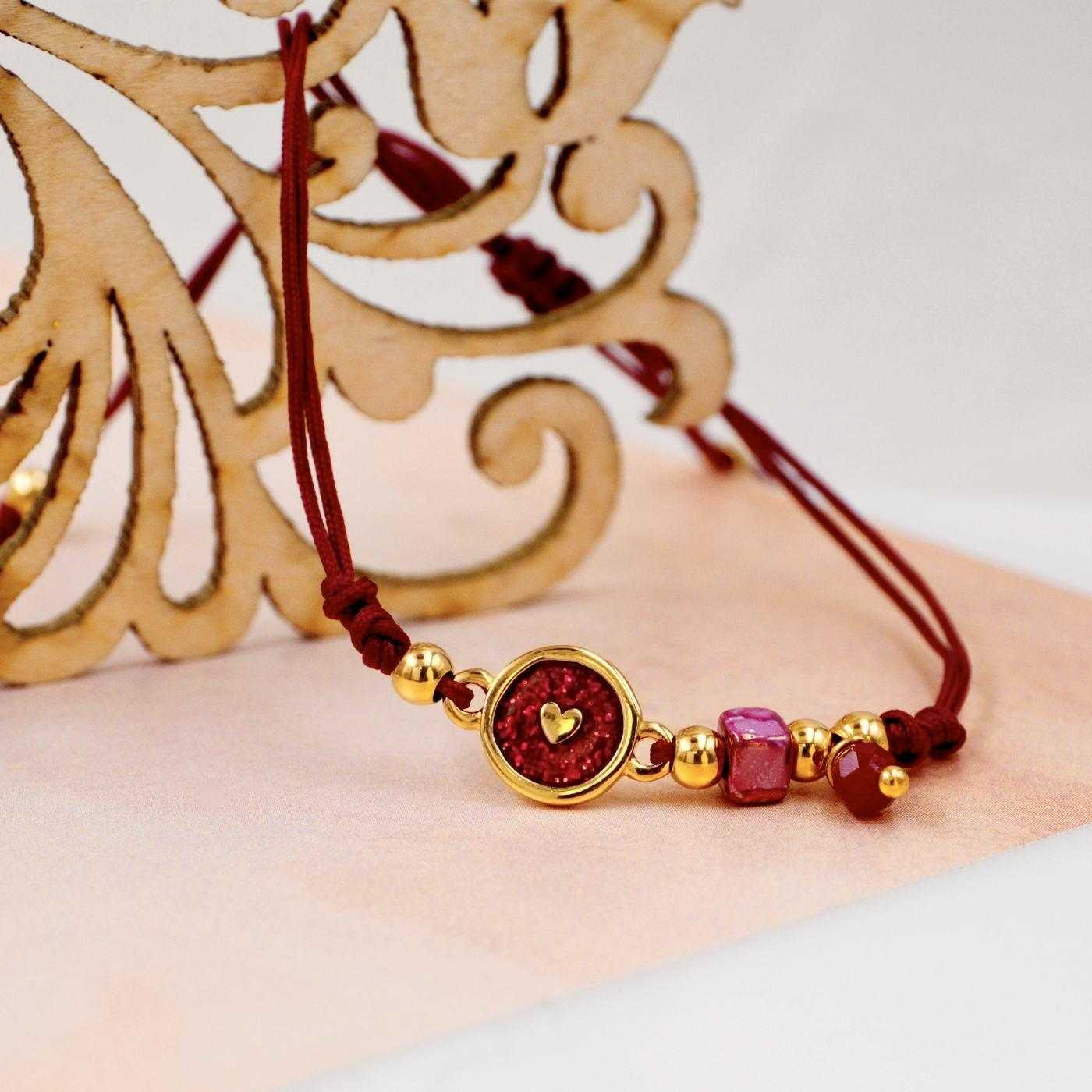 Red Cord Makrame Bracelet — Bracelets from Toolittle — additional view 5