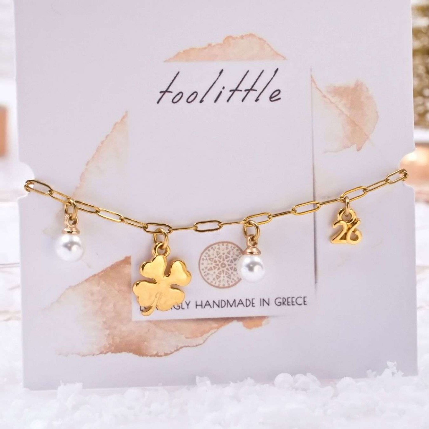 2026 Lucky Bracelet: Pearls & Four Leaf Clover — Pendants & charms from Toolittle — additional view 5