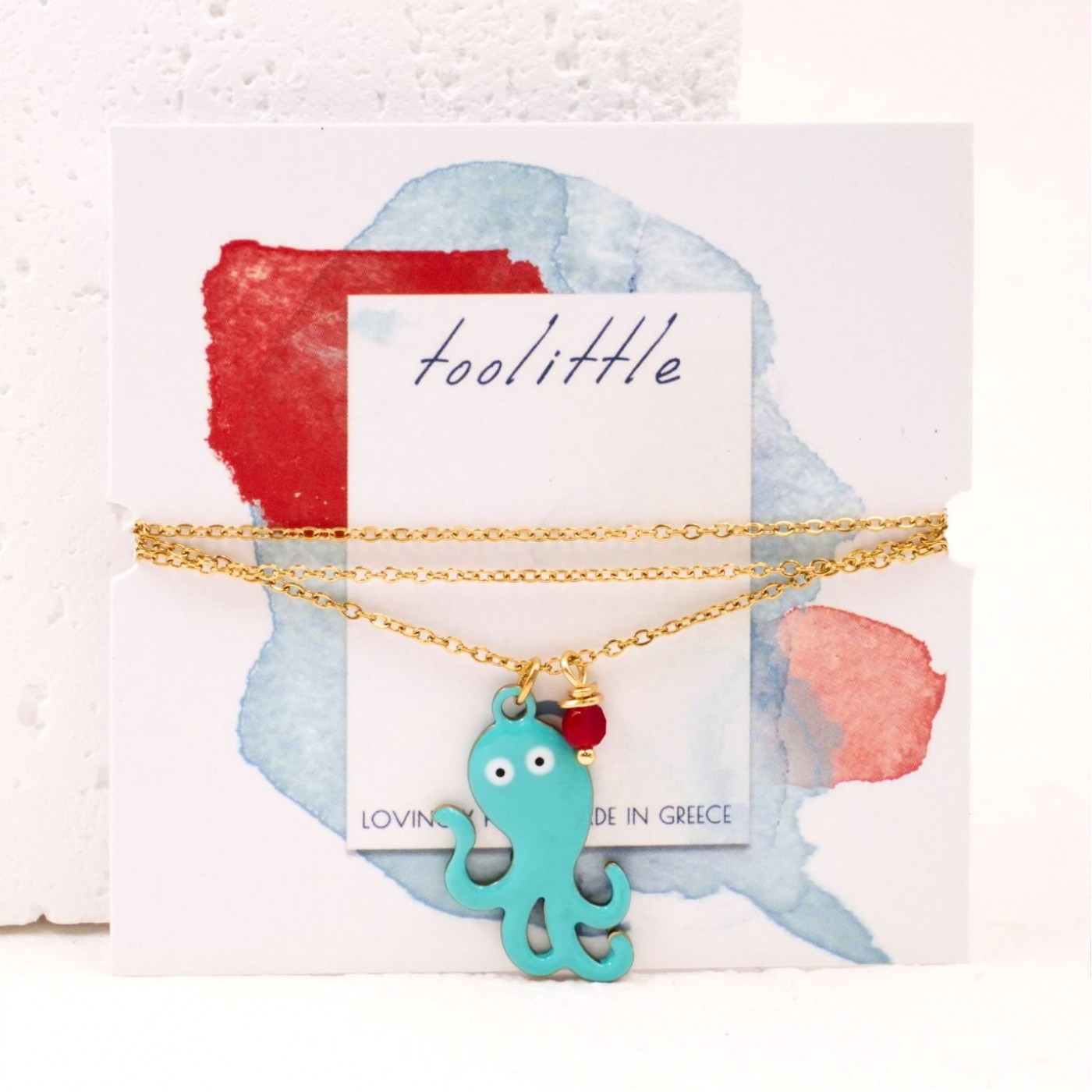 Octopus Inox Kids Necklace